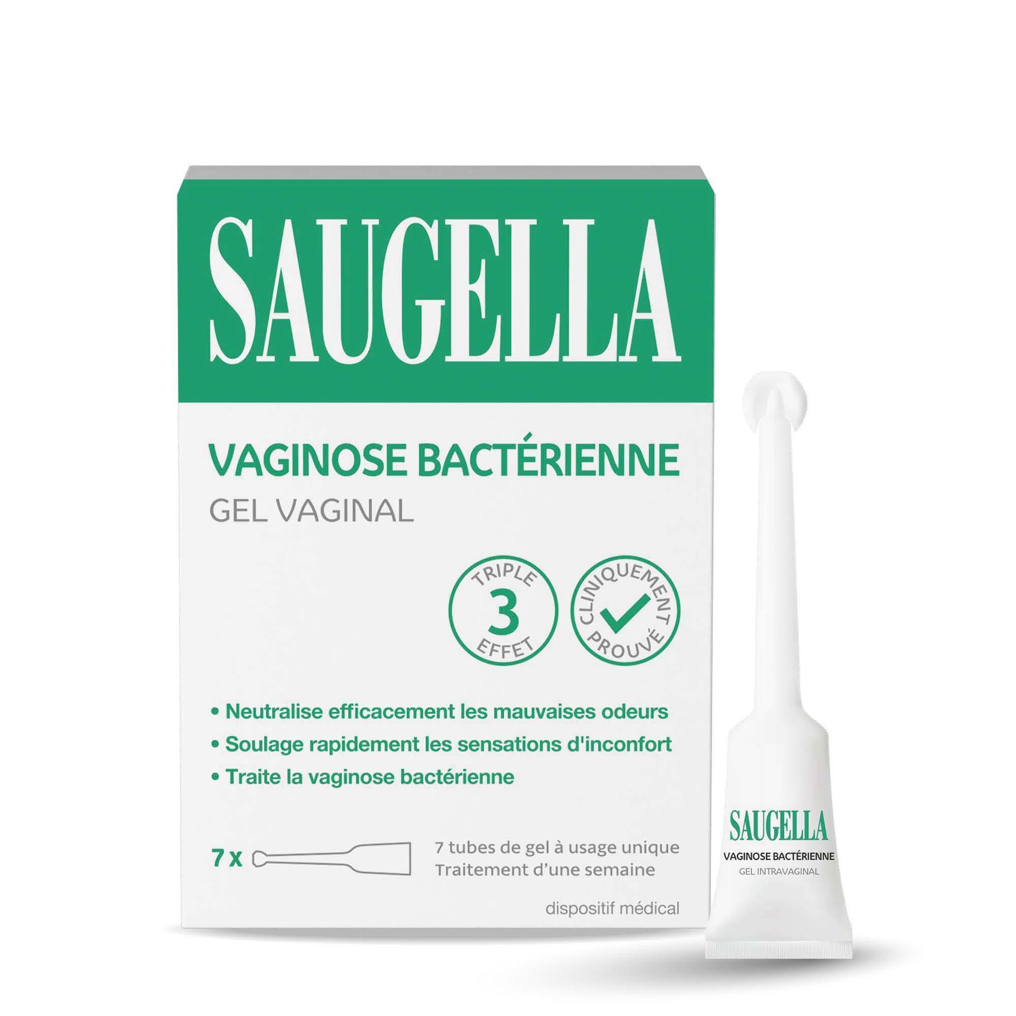 SAUGELLA Gel vaginal vaginose bactérienne 7 tubes à usage unique