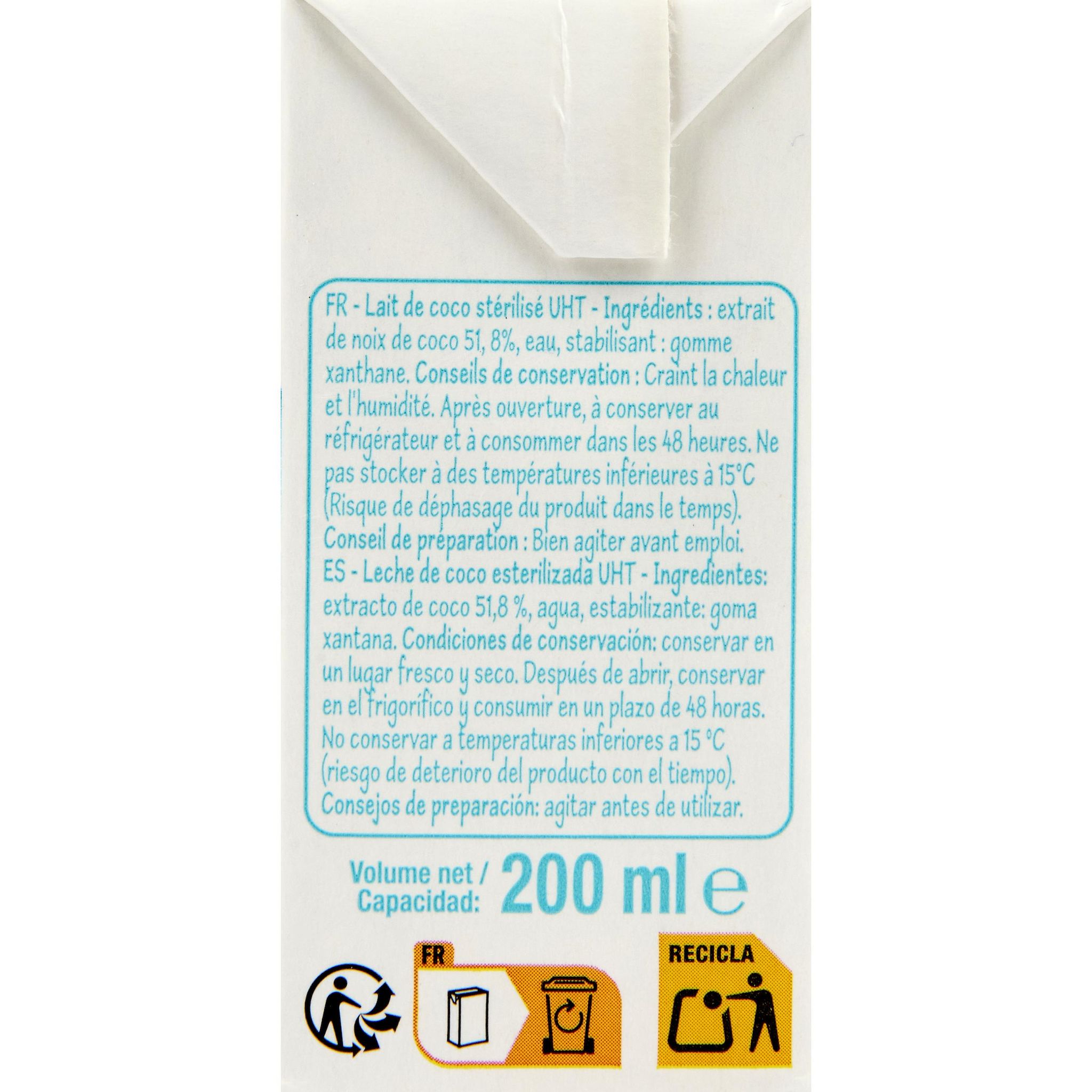 Voir la diapositive 3 : POUCE Lait de coco 200ml