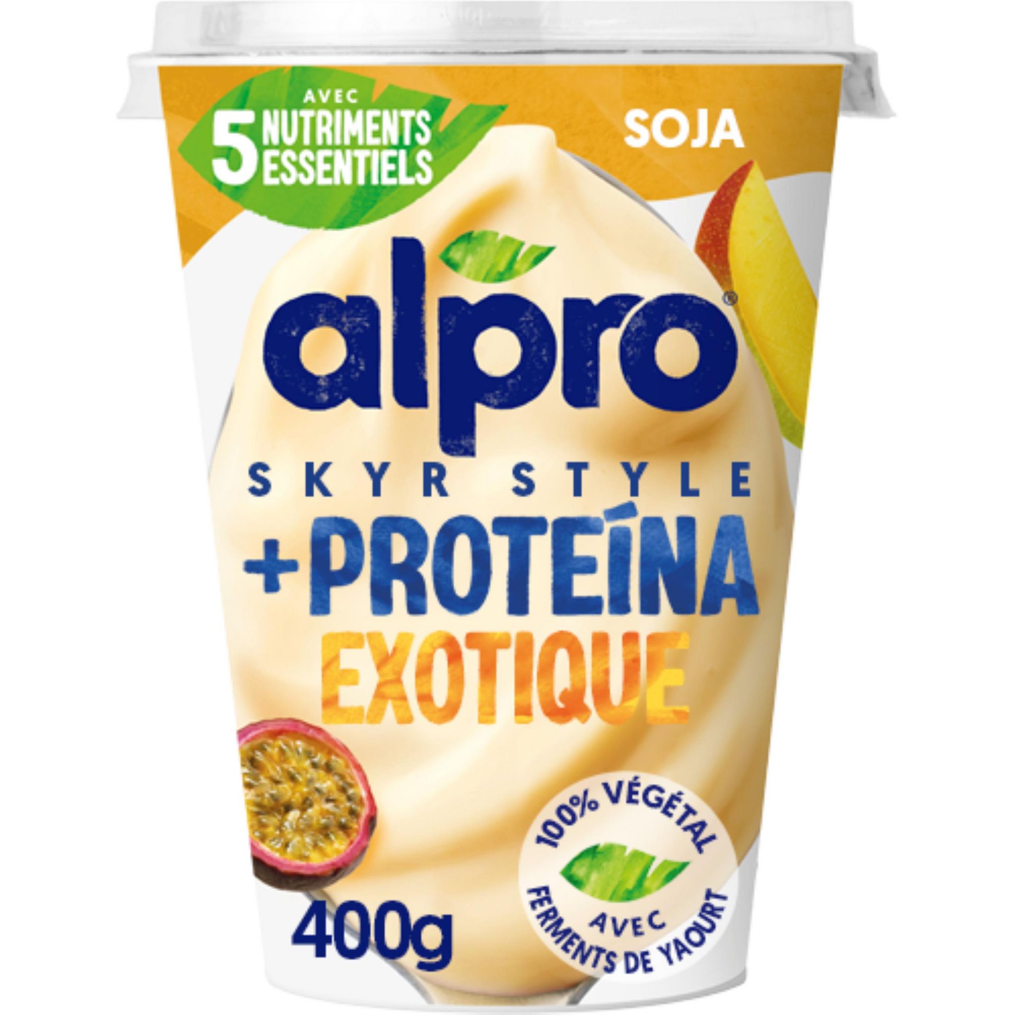 ALPRO Skyr végétal aux fruits exotiques 400g