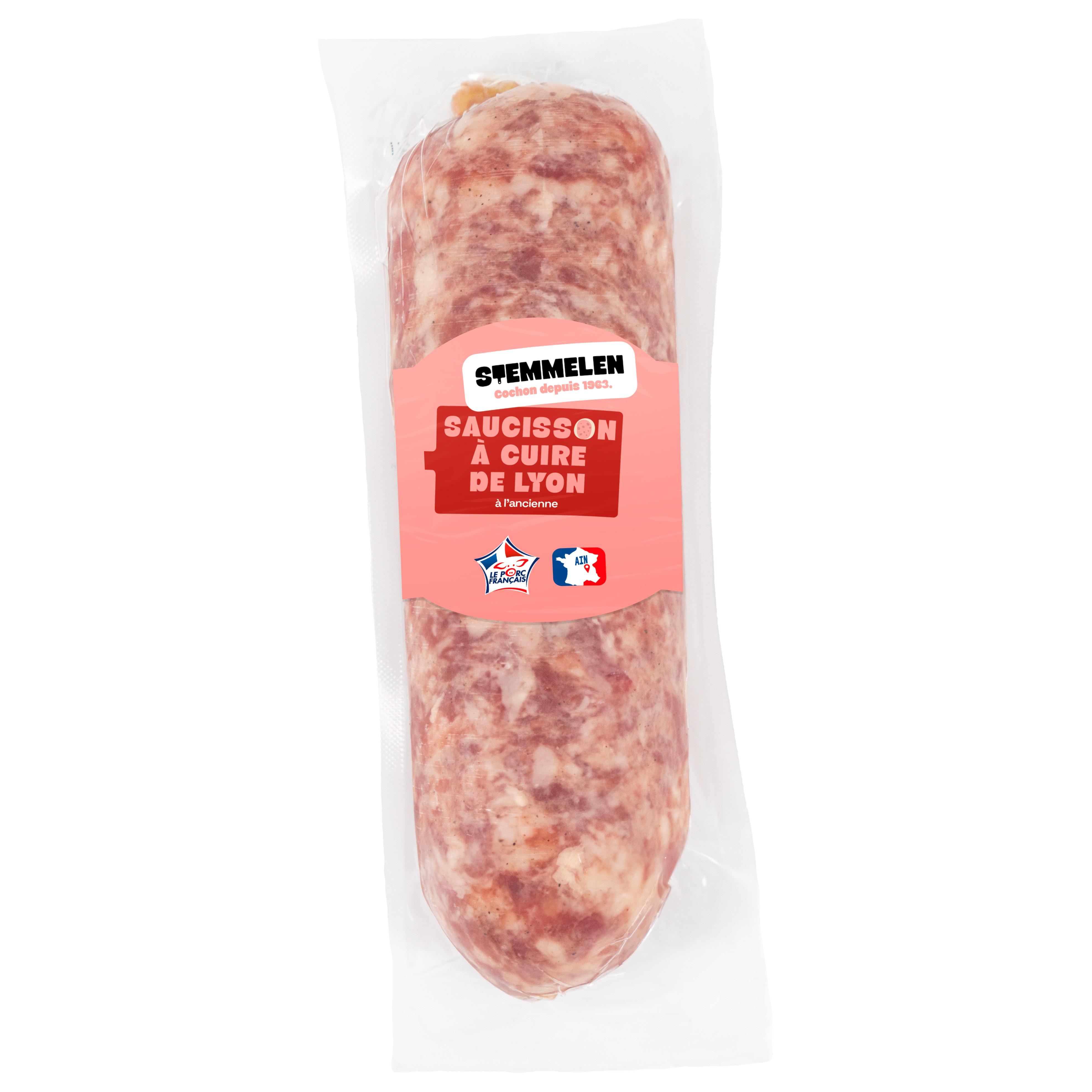 STEMMELEN Saucisson à cuire de Lyon à l'ancienne 400g