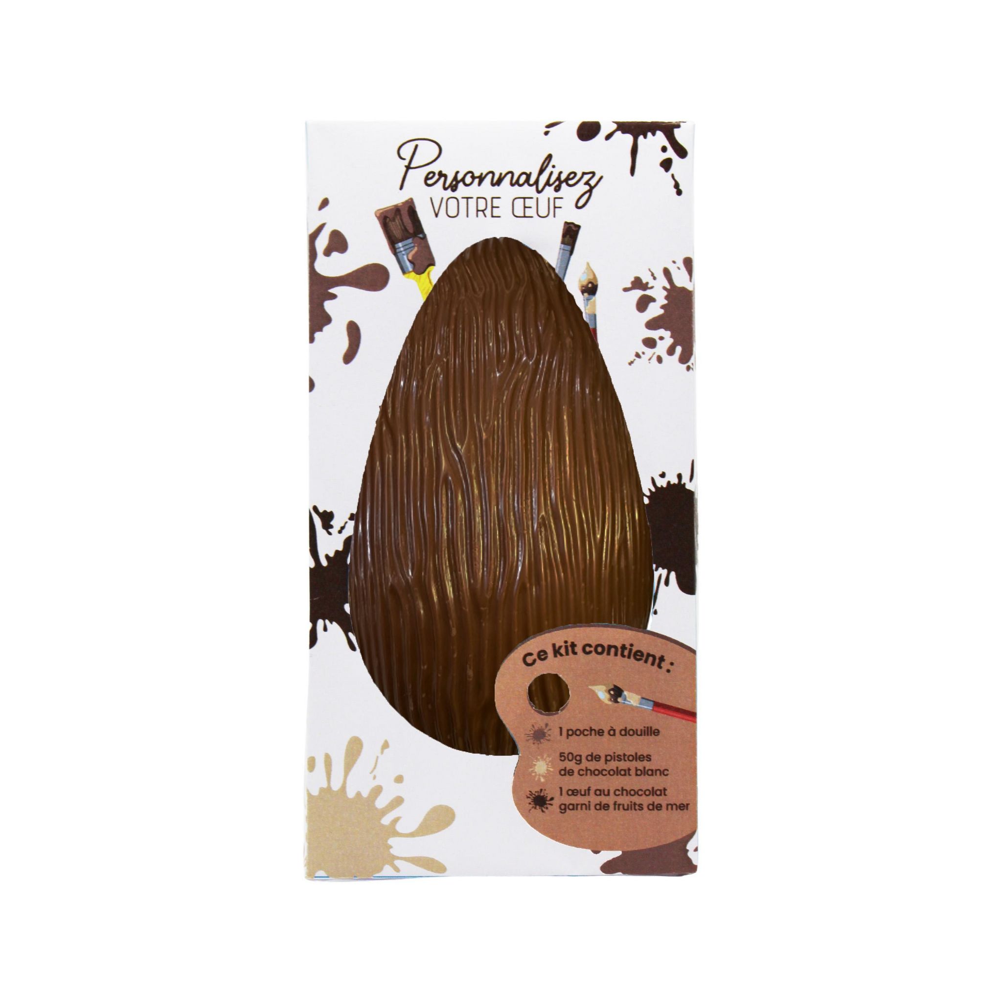 MERCIER Oeuf personnaliser chocolat au lait 18cm 280 g