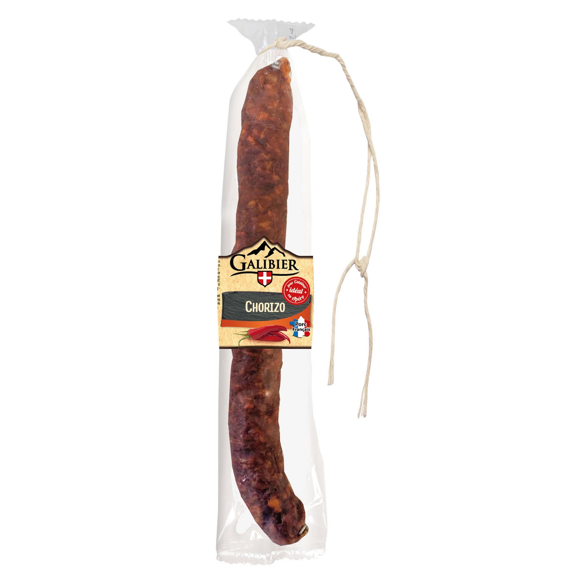 GALIBIER Saucisse Droite au chorizo 200g
