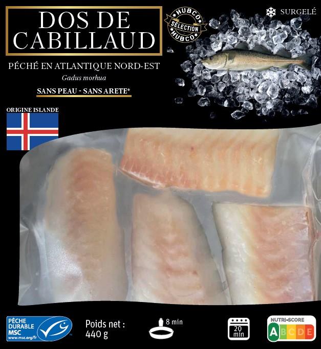 Dos de cabillaud Islande 440g