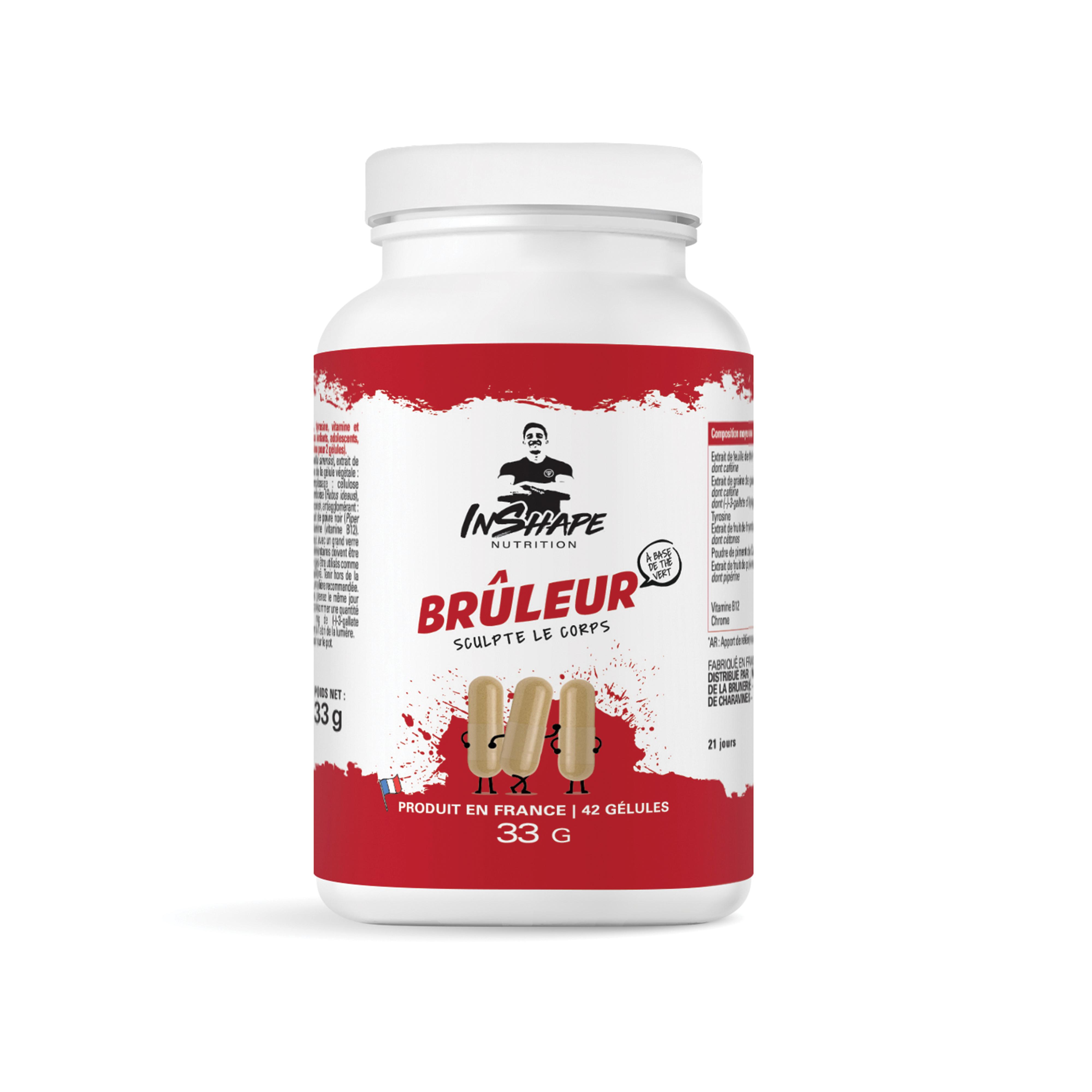 INSHAPE NUTRITION Complément alimentaire brûleur 42 gélules 33g