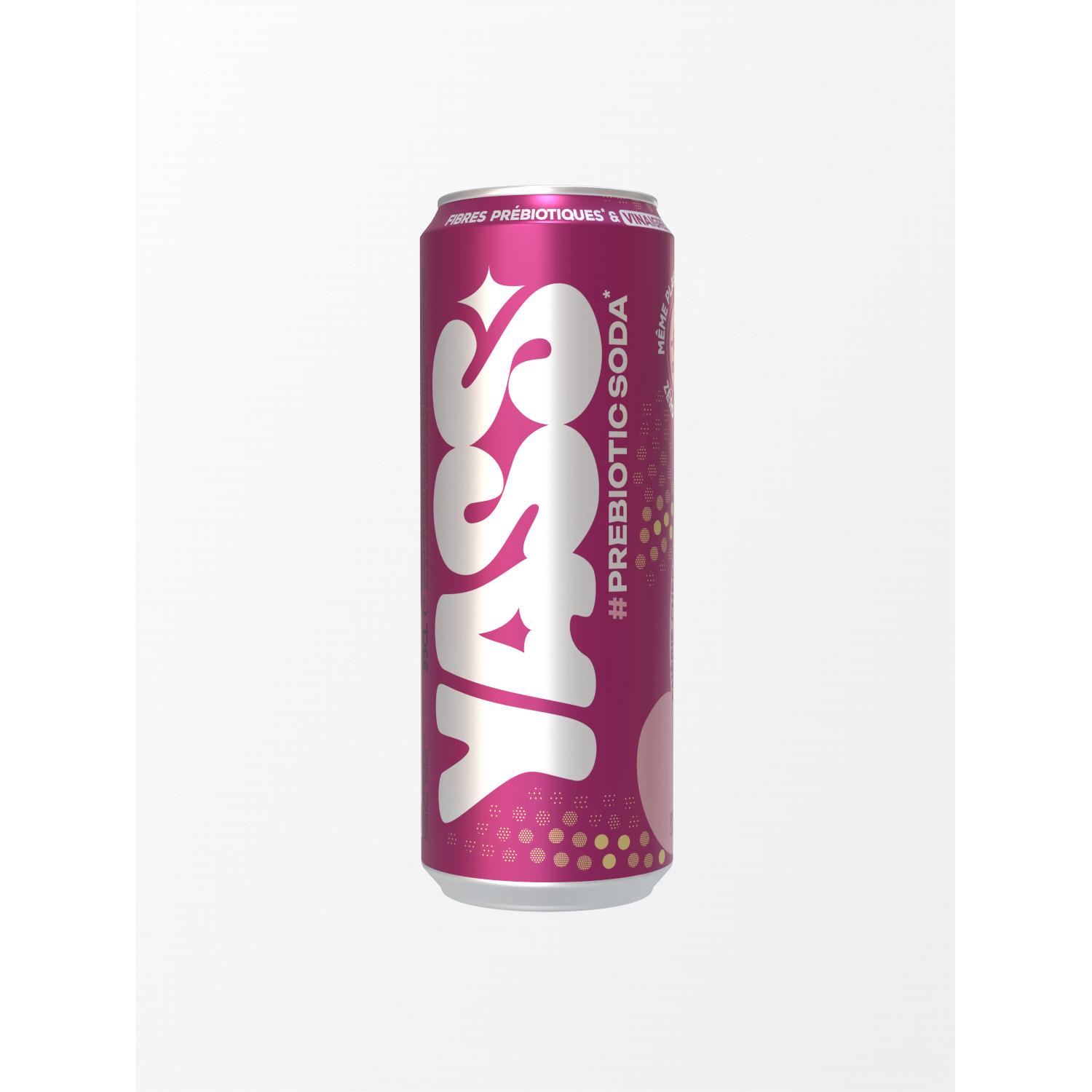 YASS Boisson gazeuse cola cerise boîte 33cl