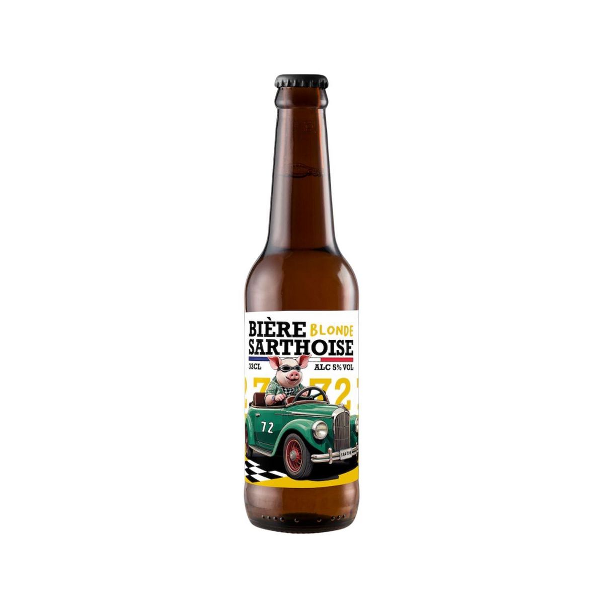 BIERE SARTHOISE Bière blonde 72 5% bouteille 33cl