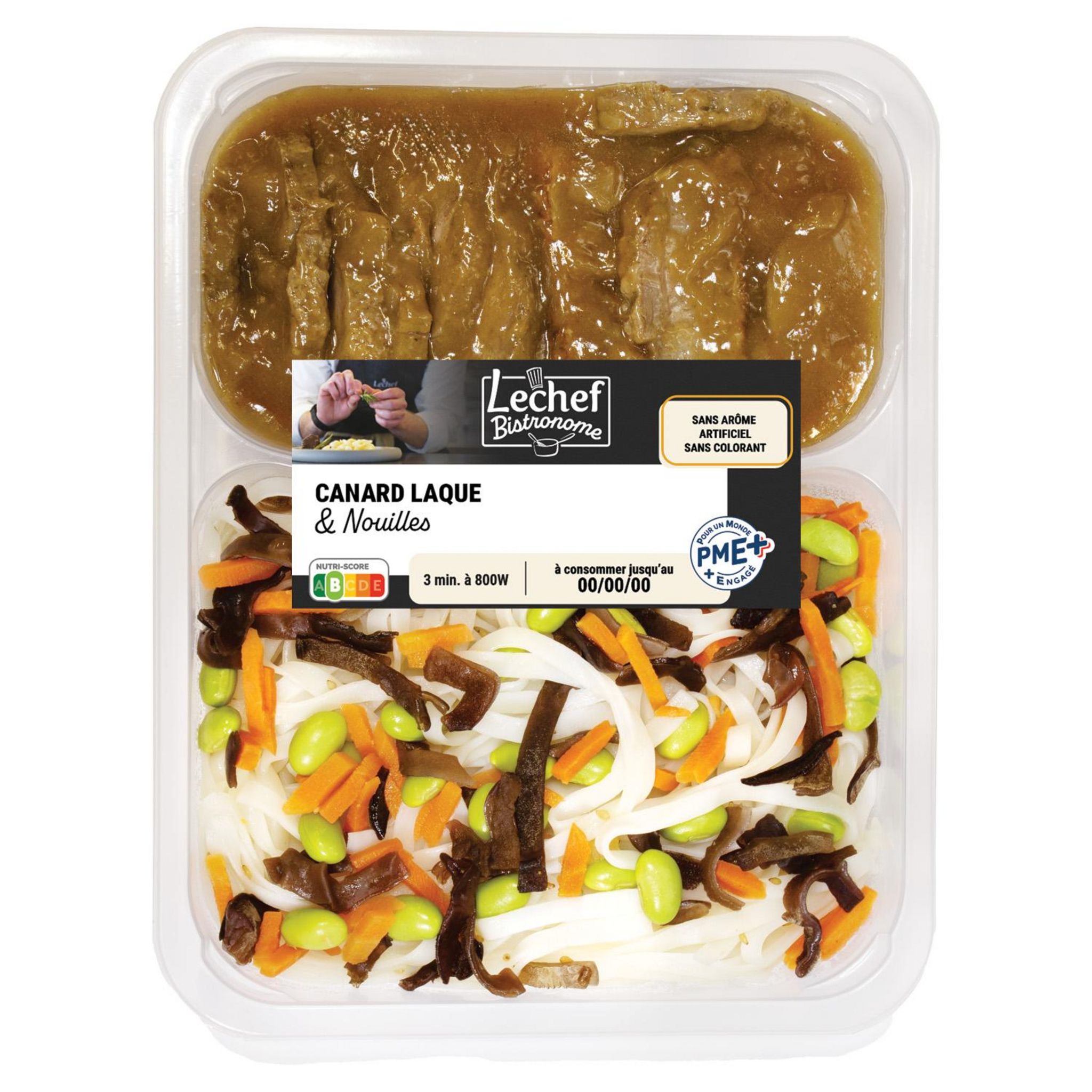 LECHEF Canard laqué et nouilles 600g