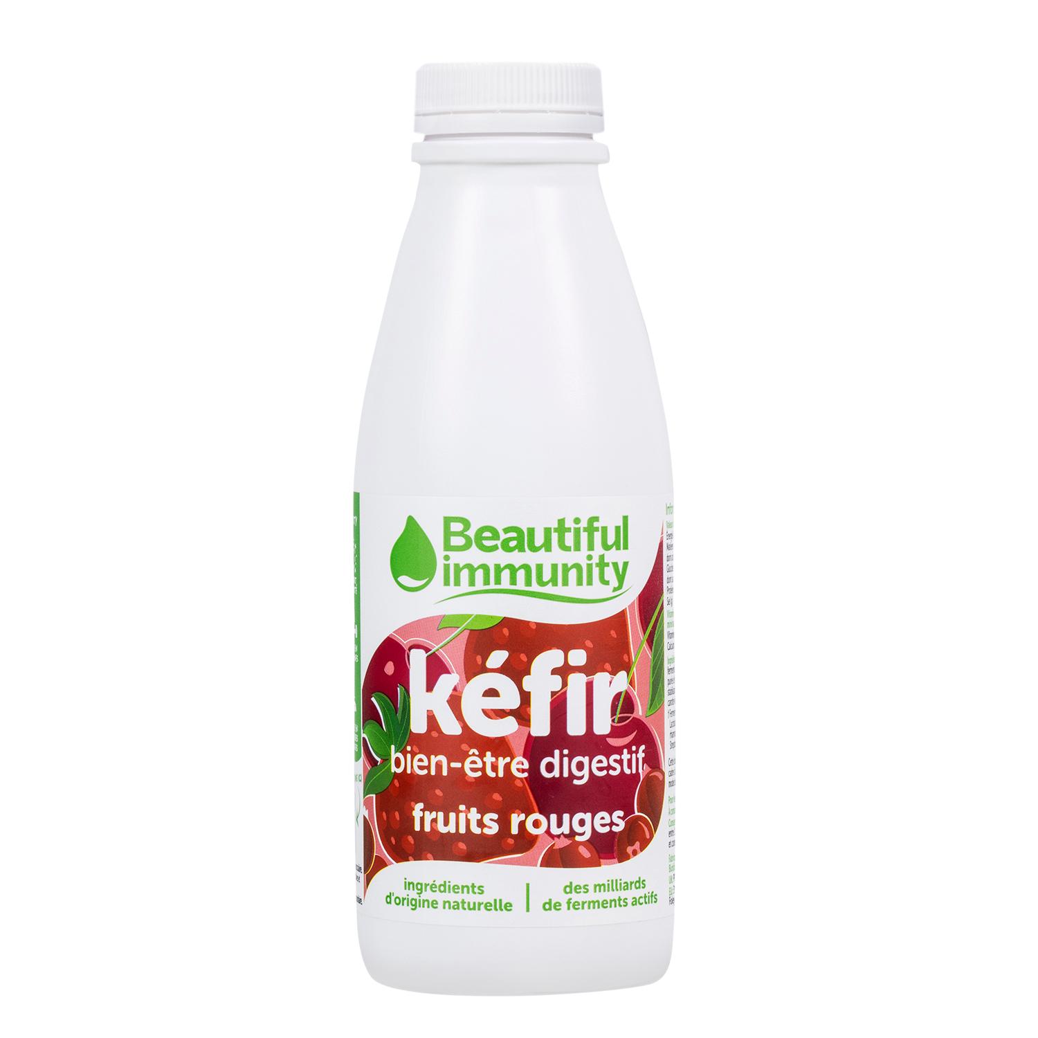 BEAUTIFUL IMMUNITY Kéfir fruits rouges bien-être digestif 50cl