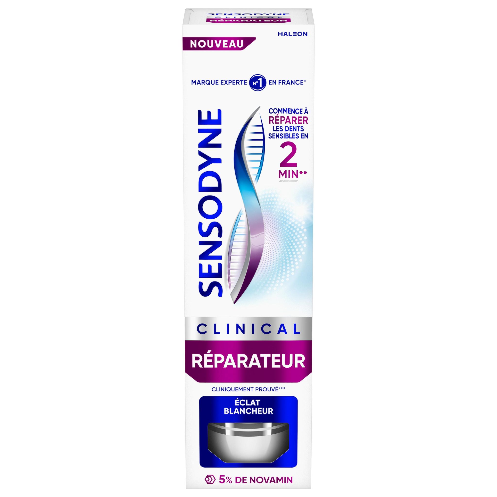 SENSODYNE Dentifrice réparateur blancheur éclat 75ml