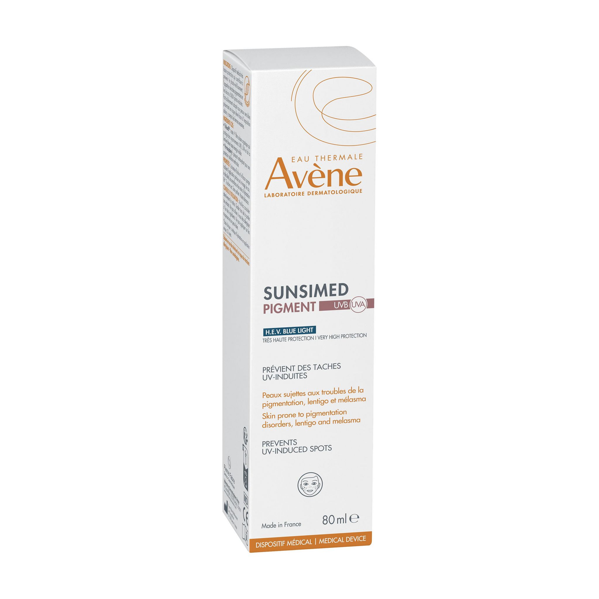 AVÈNE Sunsimed Fluide solaire très haute protection 80ml