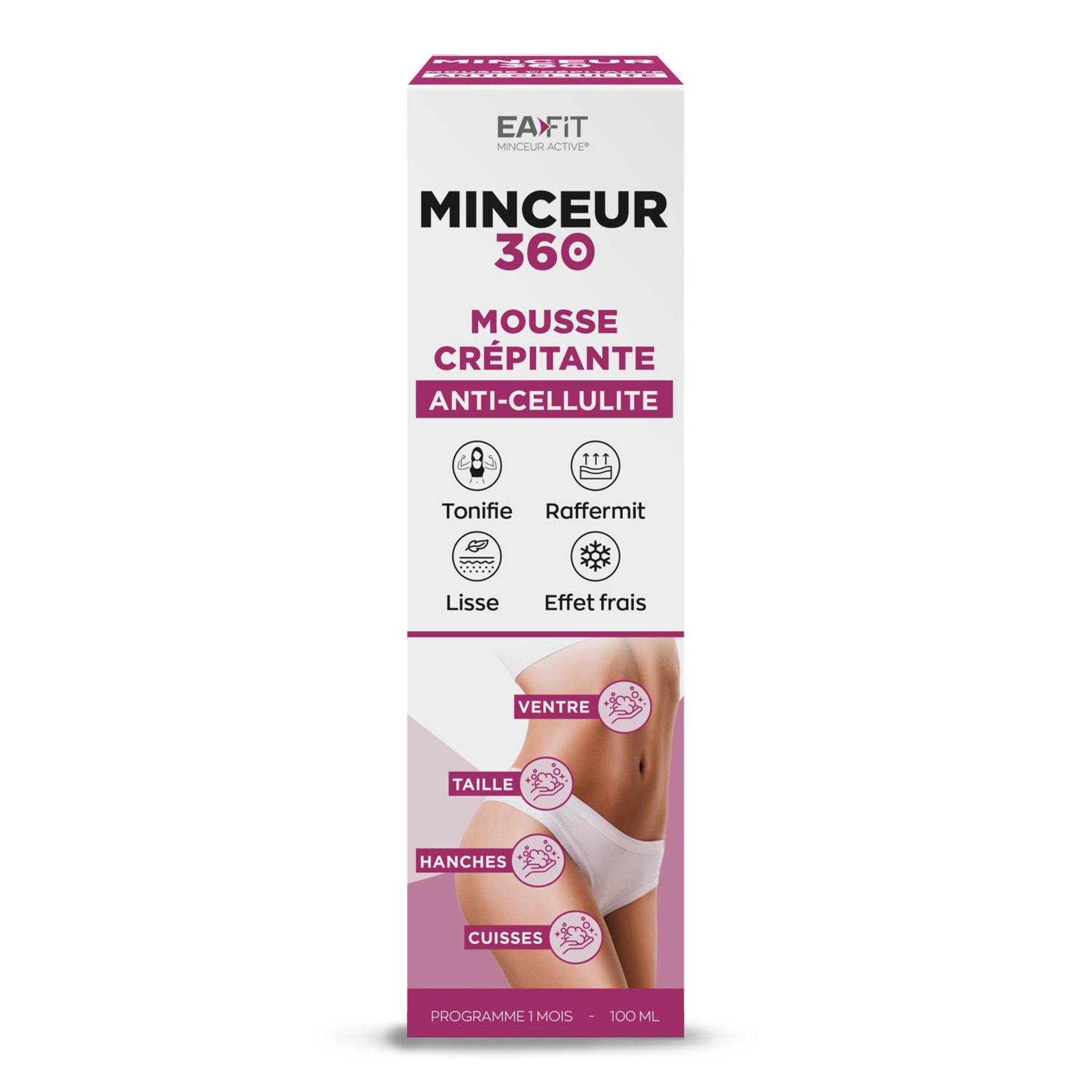 EAFIT Mousse crépitante anti cellulite 100ml