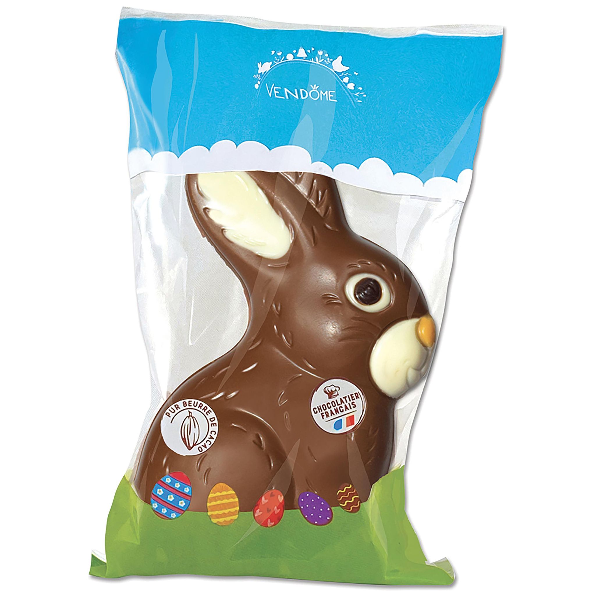 VENDOME Lapin assis de chocolat au lait 75g
