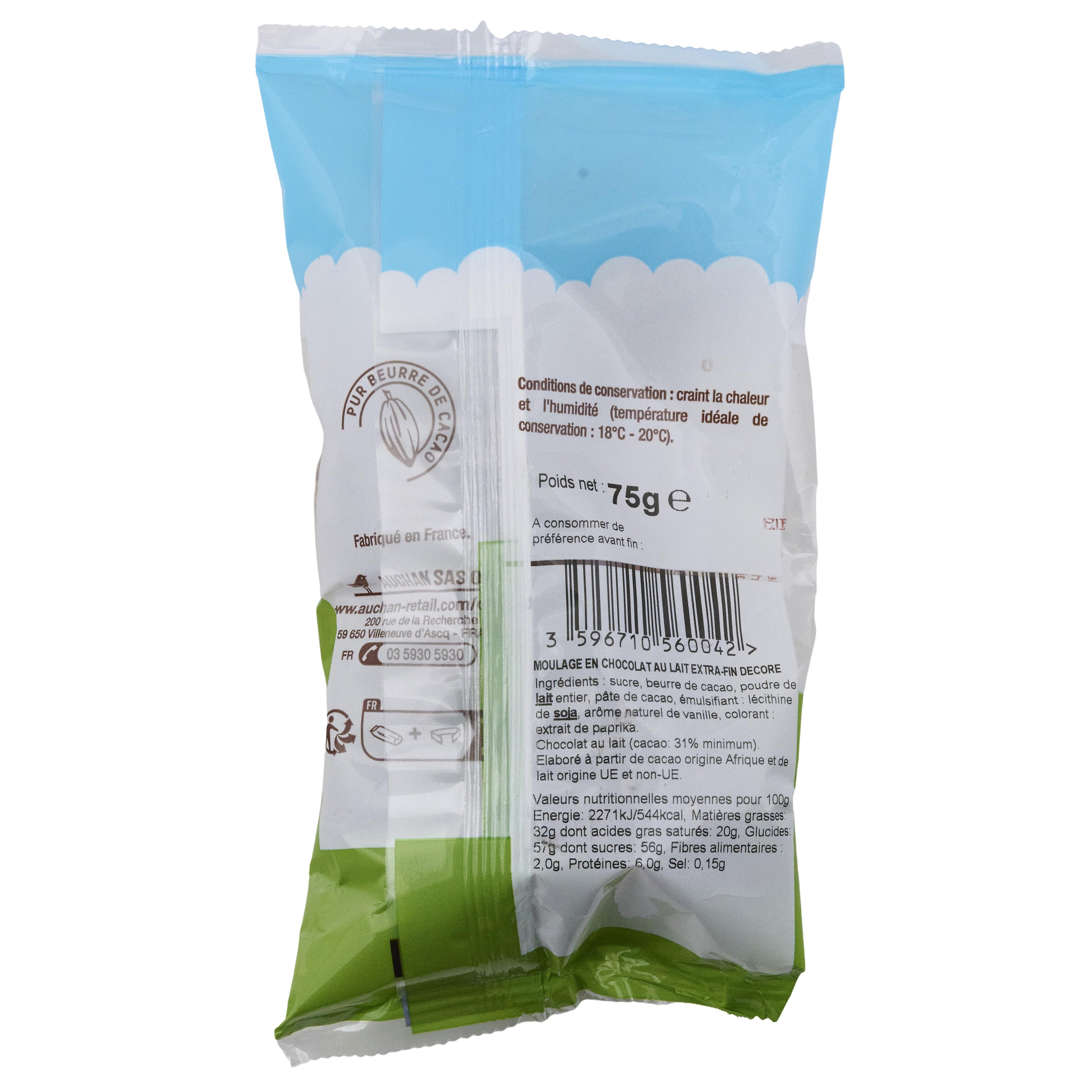 Voir la diapositive 2 : VENDOME Lapin assis de chocolat au lait 75g