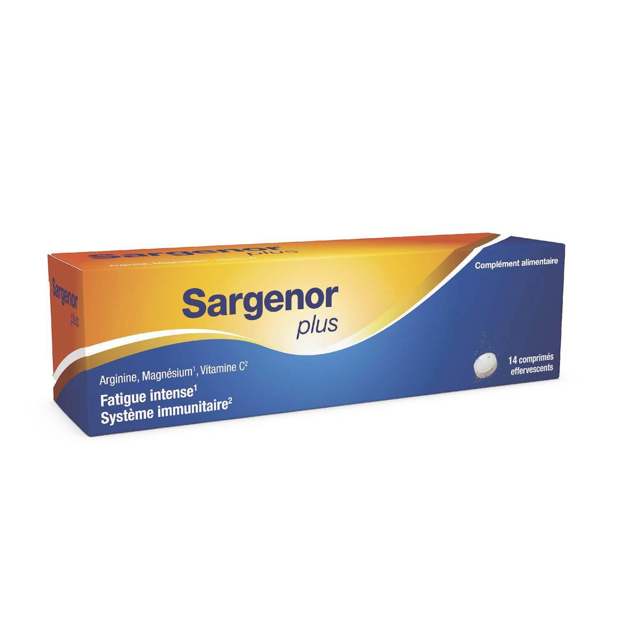 SARGENOR Comprimés vitamine c magnésium 14 comprimés