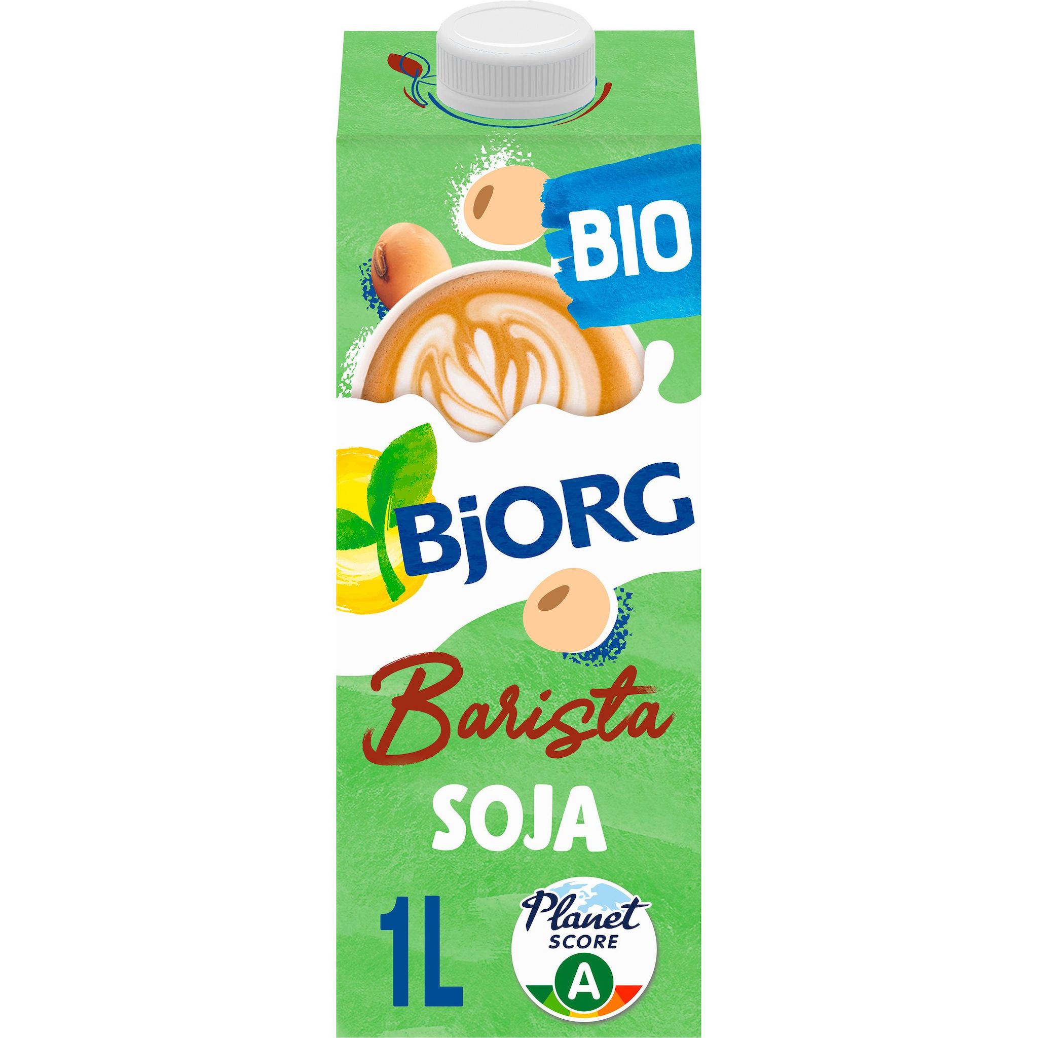 BJORG Barista Boisson végétale à base de soja bio 1l