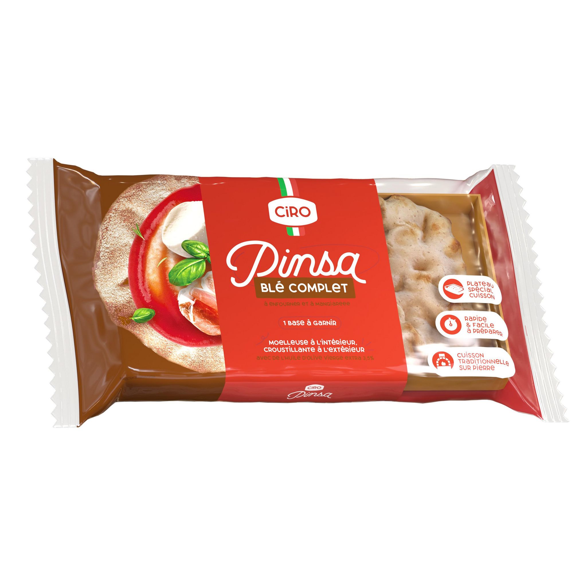 CIRO Pain à la farine de blé complet huile d'olive vierge extra 230g