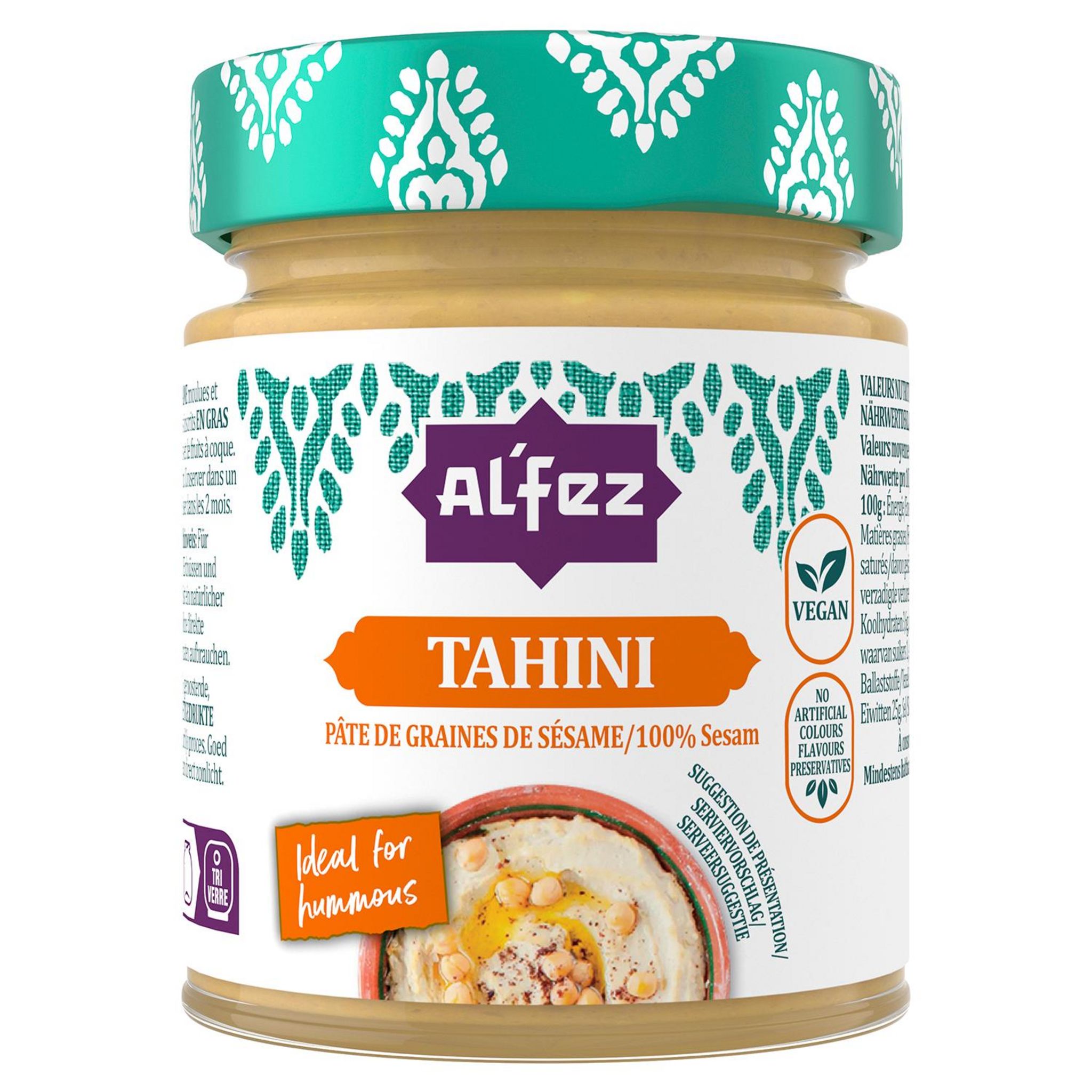 AL'FEZ Tahini pâte de graines de sésame 6x125g