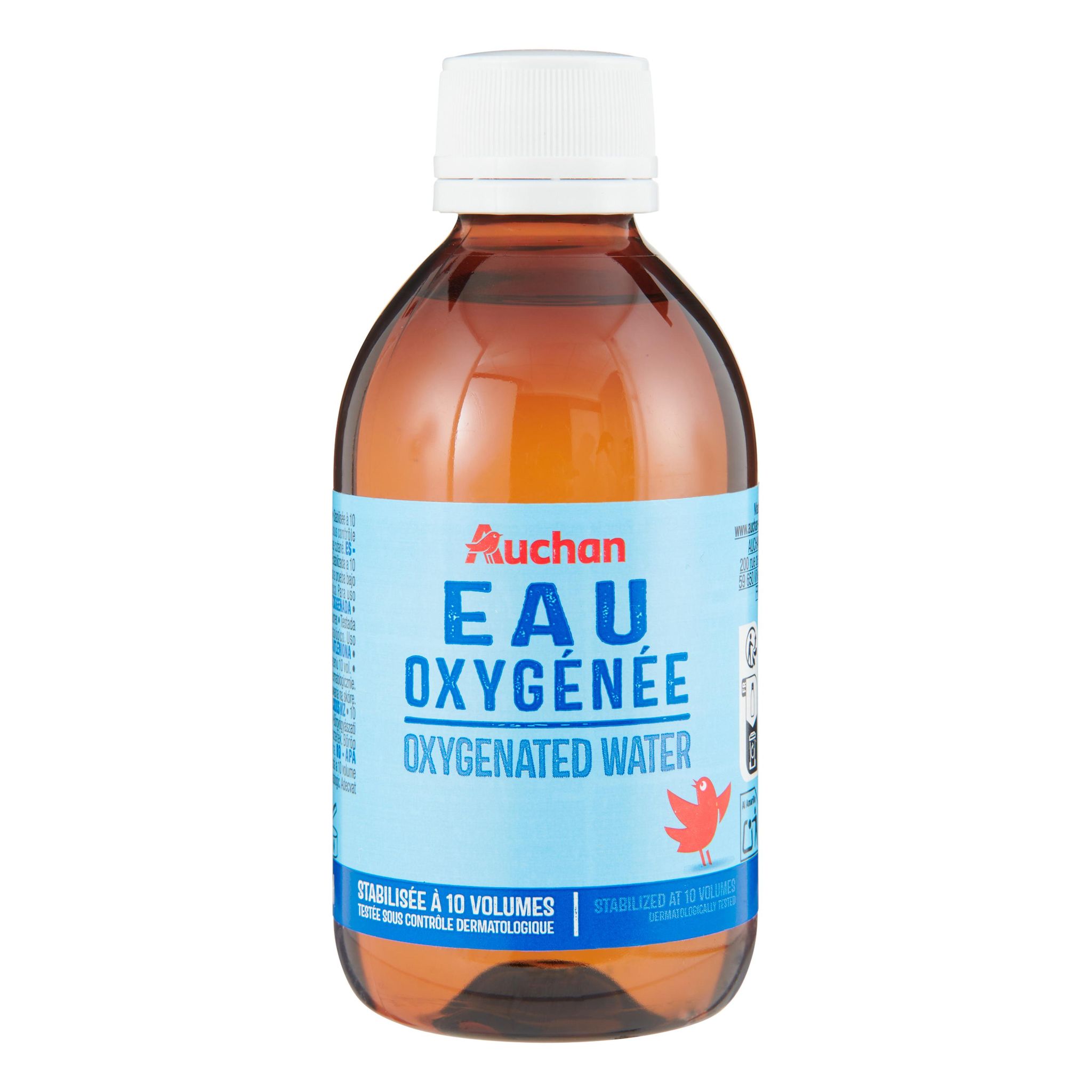 Voir la diapositive 2 : AUCHAN Eau oxygénée 250ml