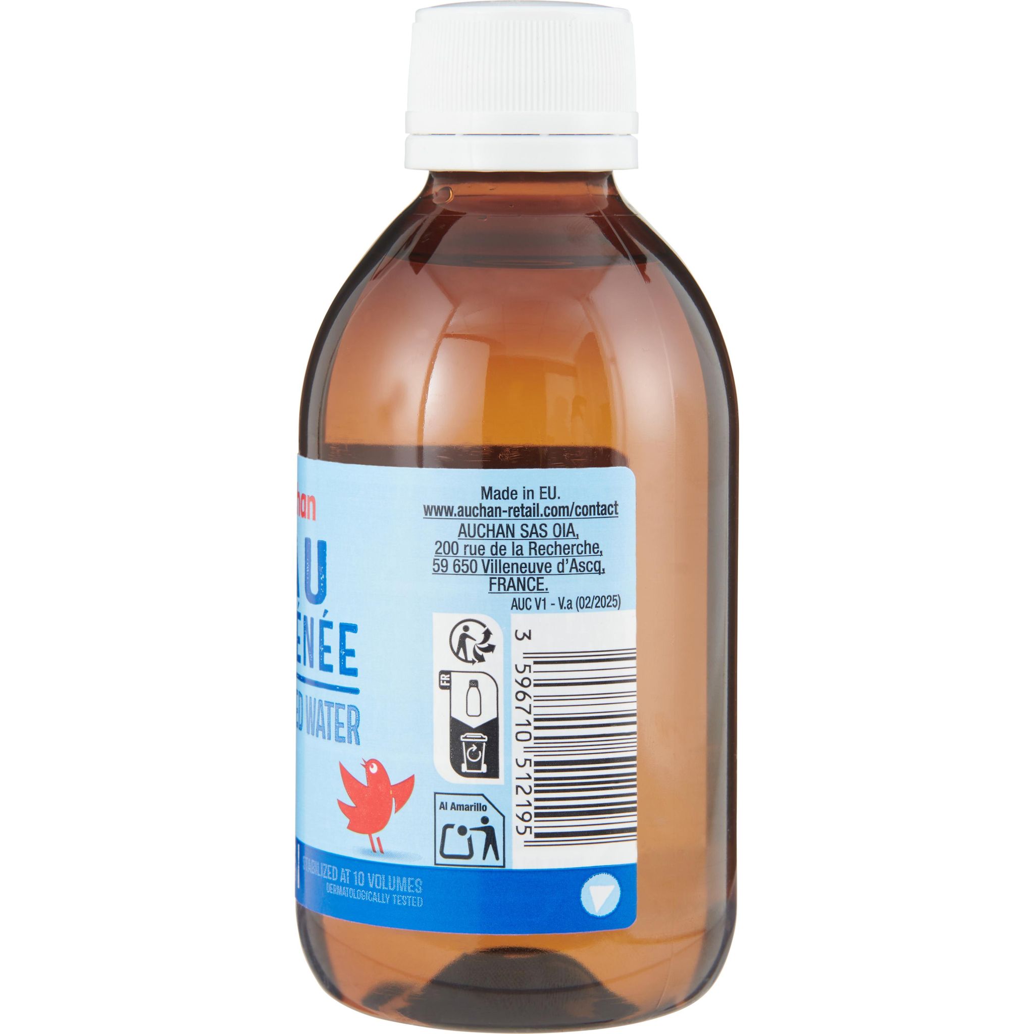 Voir la diapositive 4 : AUCHAN Eau oxygénée 250ml