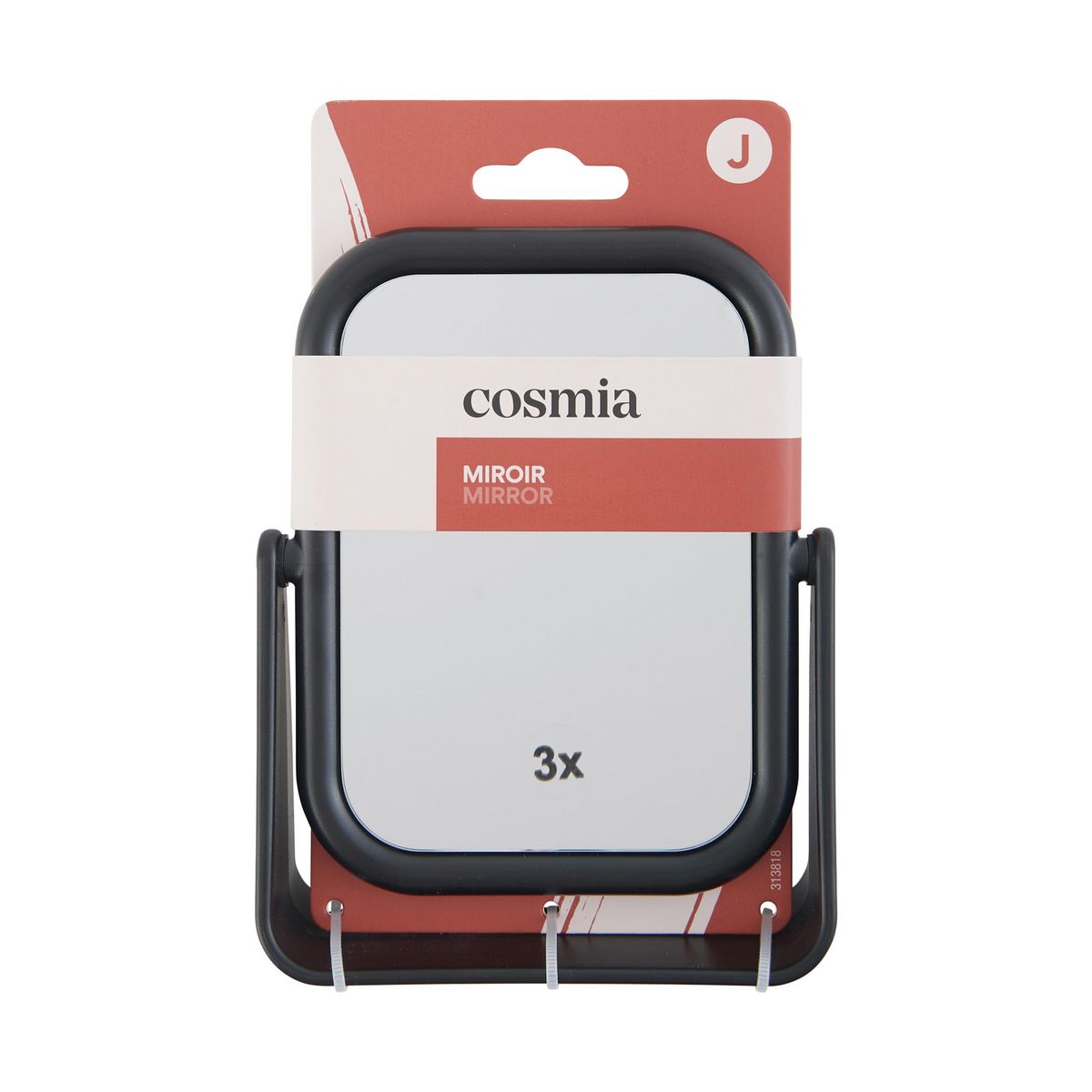 COSMIA Petit miroir sur pied 1 pièce