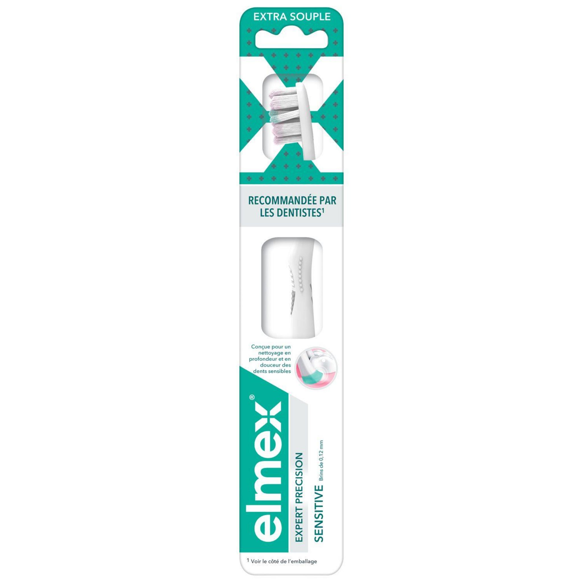 ELMEX Brosse à dents expert précision extra souple 1 brosse à dents