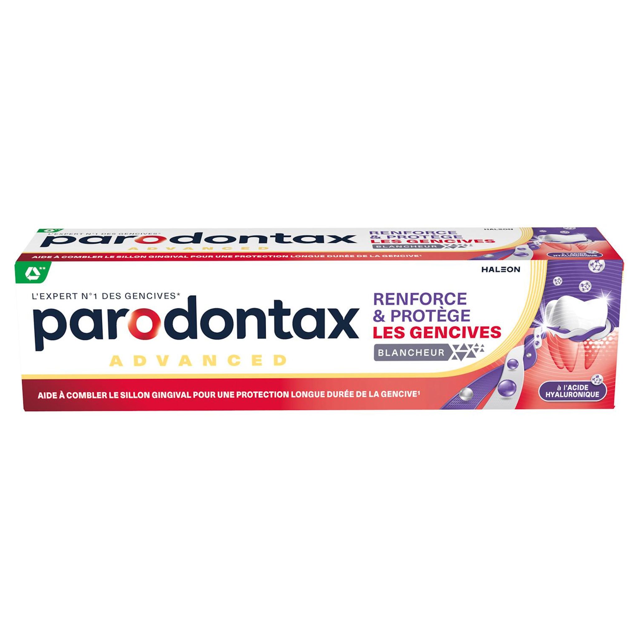 PARODONTAX Renforce & Protège dentifrice blancheur 75ml
