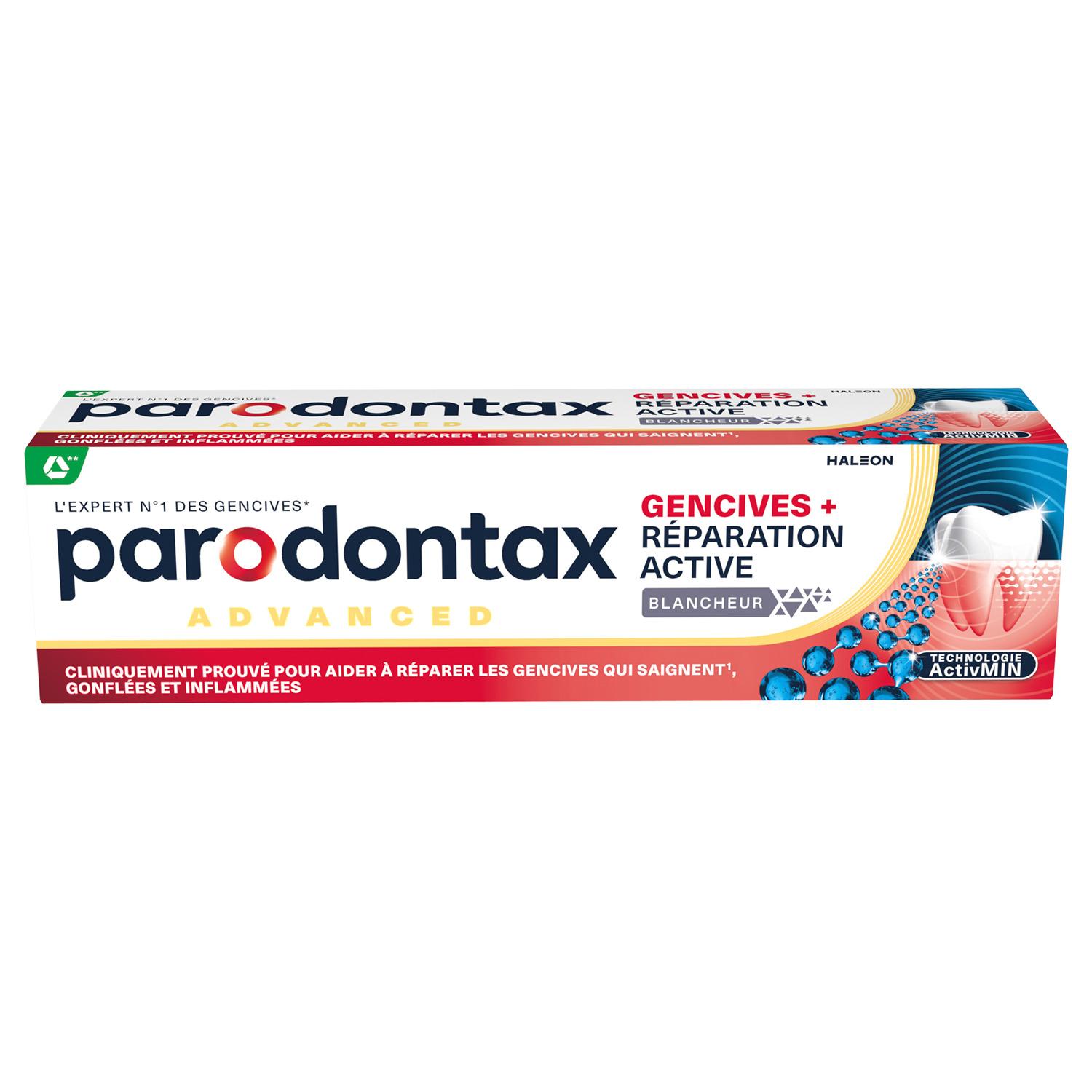 PARODONTAX Dentifrice réparation active blancheur 75ml