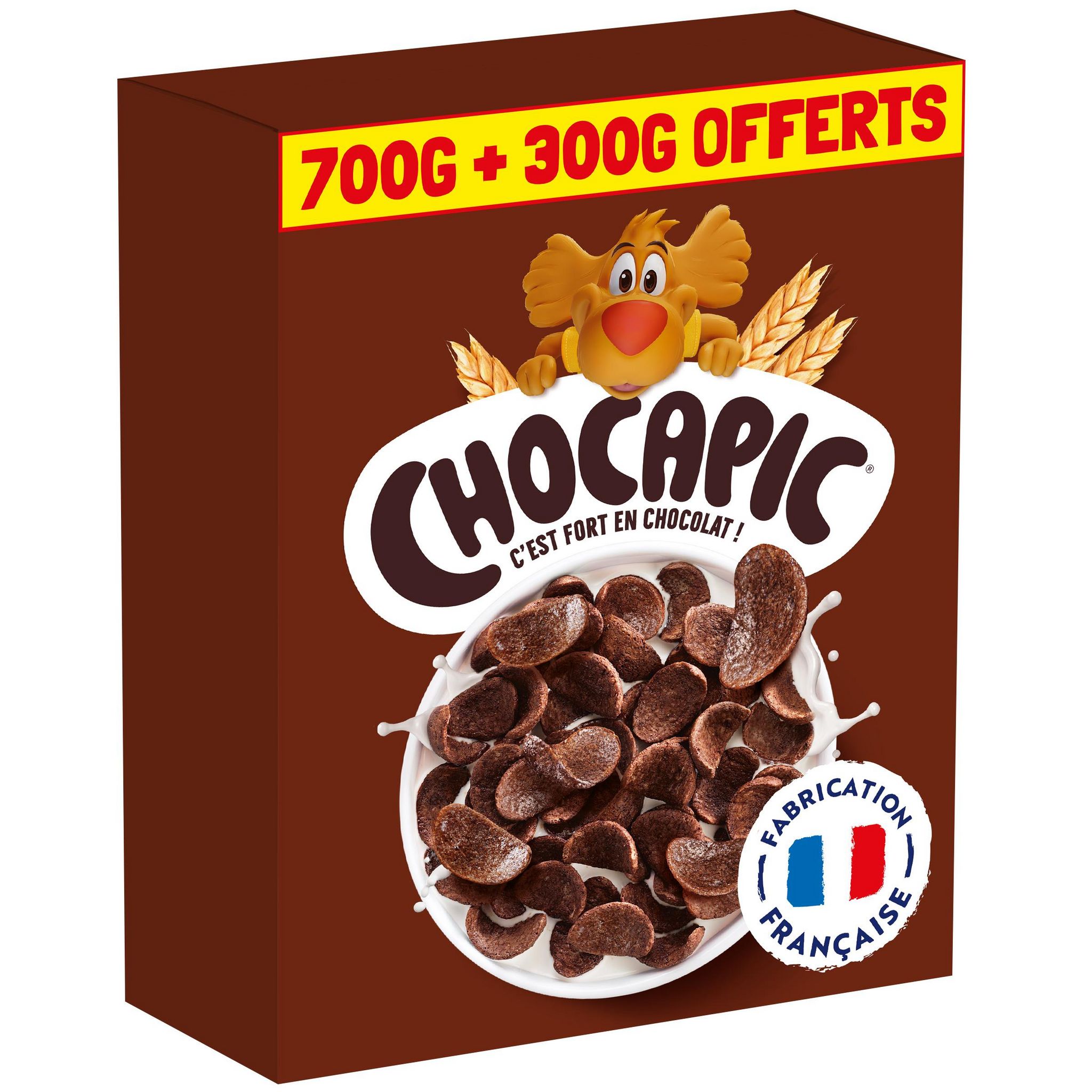 CHOCAPIC Céréales au chocolat 700g+300g offerts 1kg