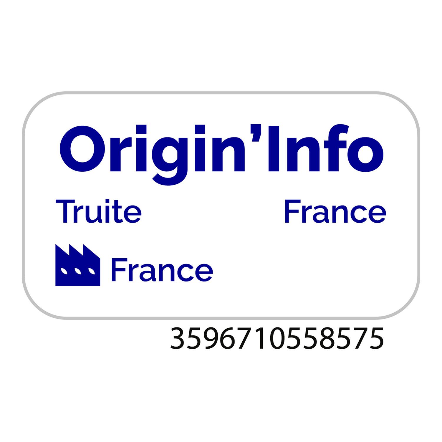 Voir la diapositive 3 : AUCHAN Truite fumée d'Aquitaine 4 tranches 120g