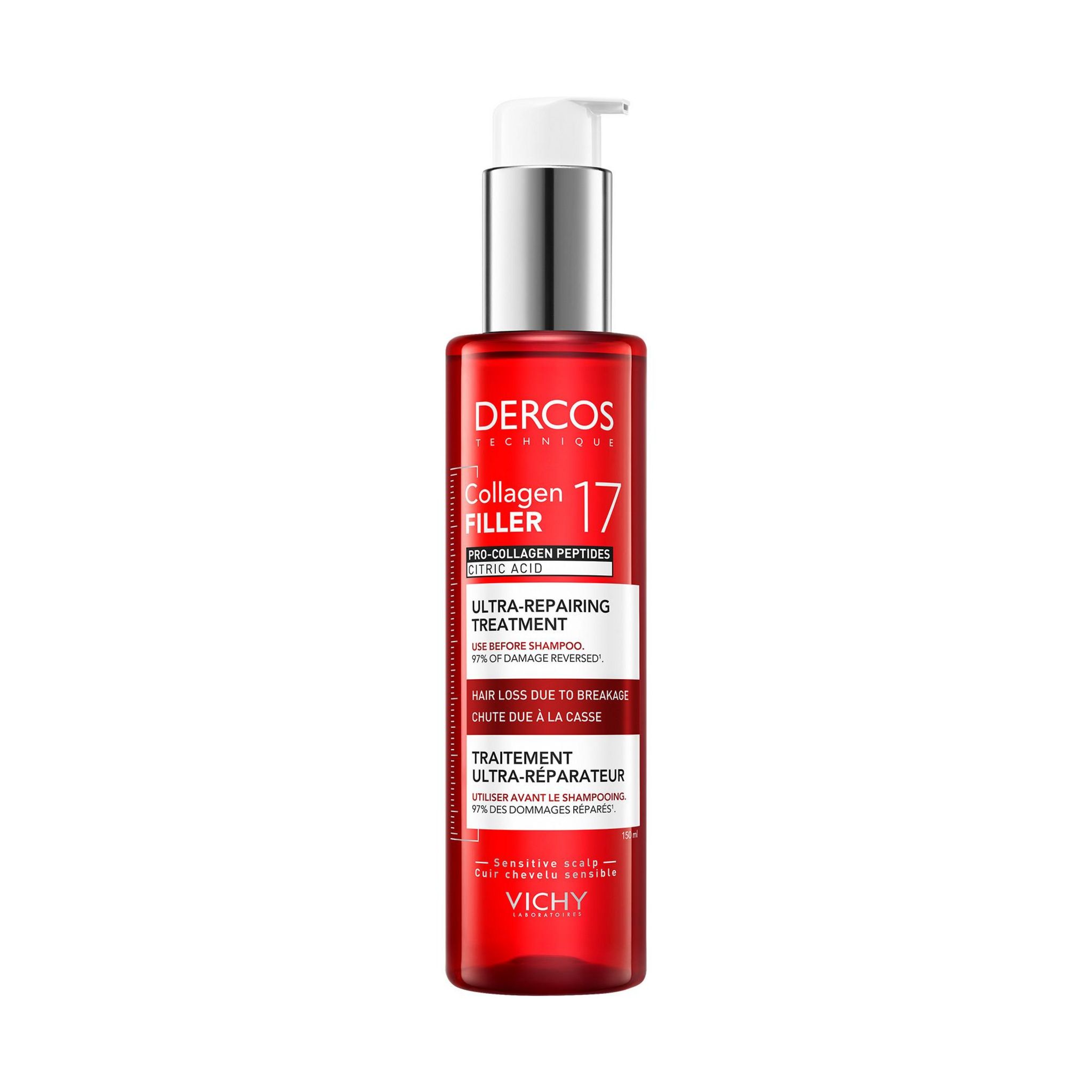 DERCOS Collagen filler Traitement ultra réparateur 150ml