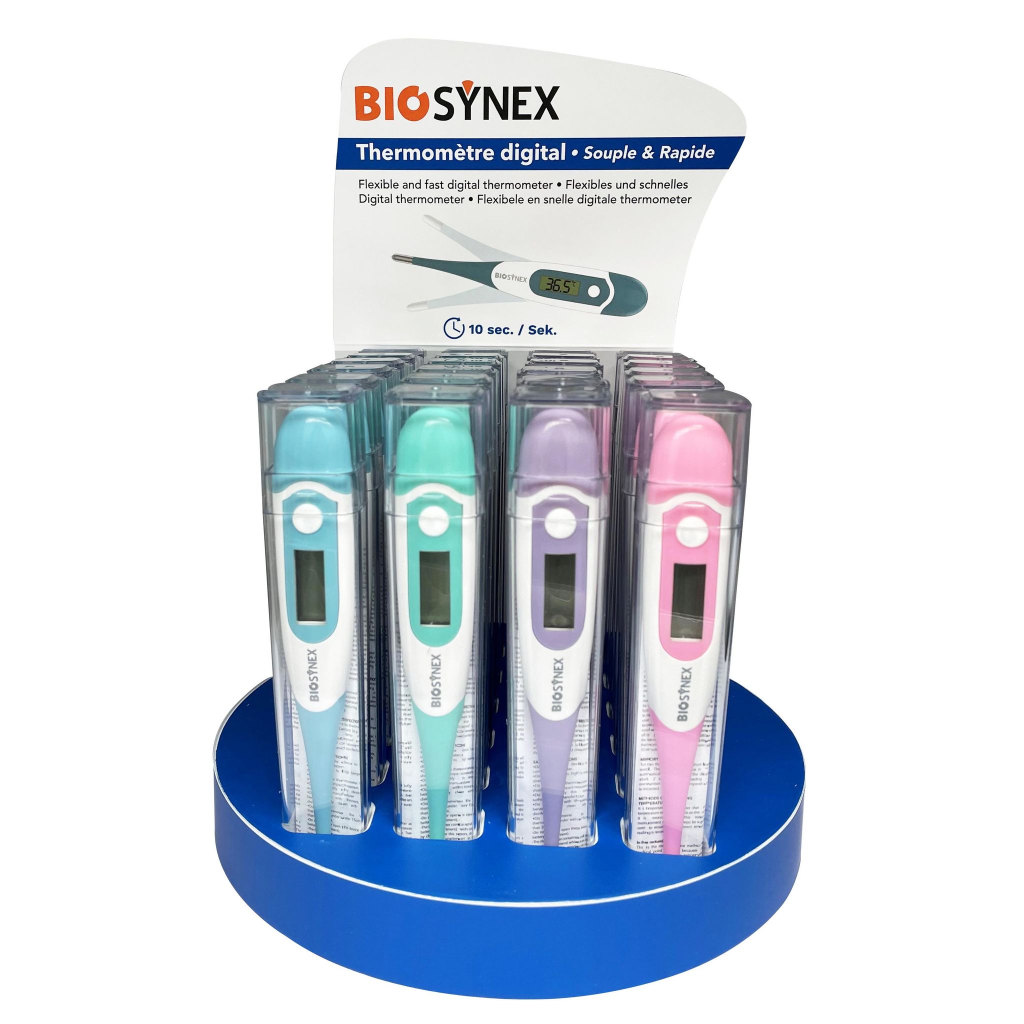 BIOSYNEX Thermomètre digital souple et rapide 1 thermomètre