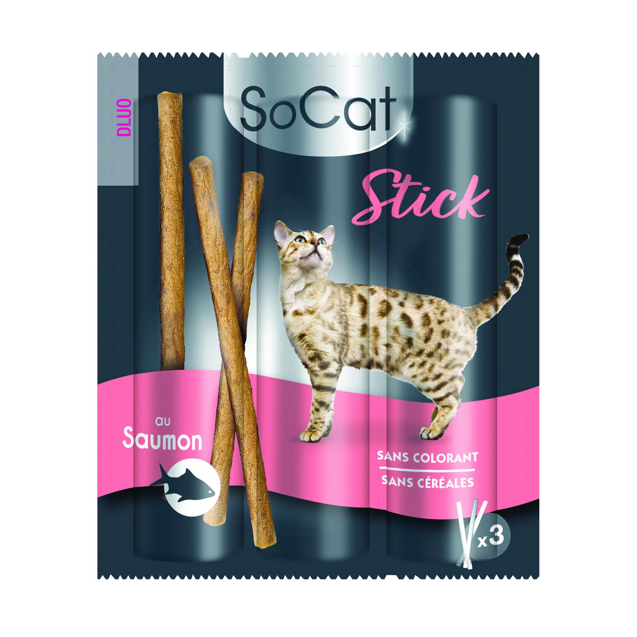 RIGA Friandises saumon pour chat 3 sticks 3x18g