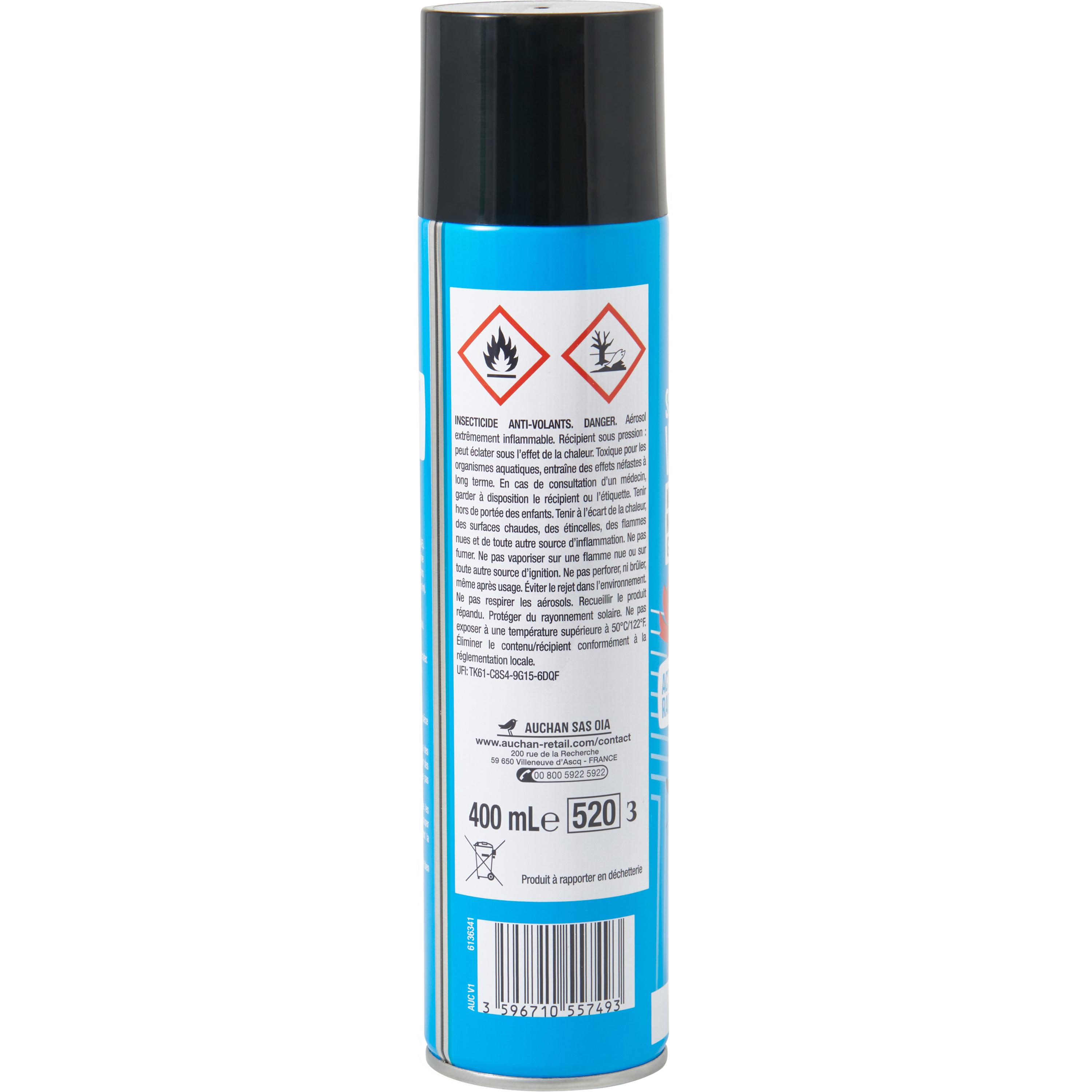 Voir la diapositive 3 : AUCHAN AEROSOL SPECIAL VOLANTS 400ml