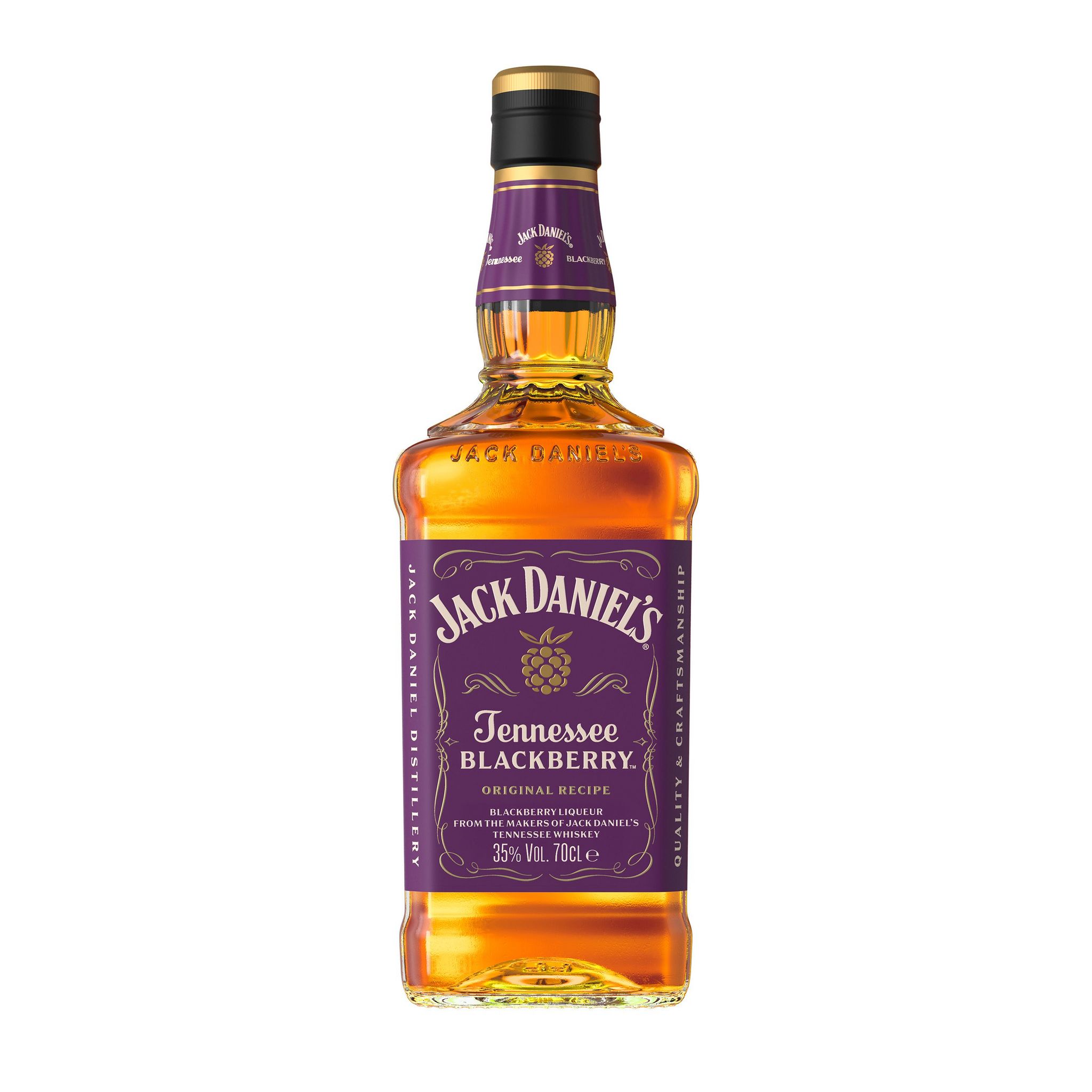 JACK DANIEL'S Tennessee Blackberry Liqueur de whisky mûres 35% 70cl