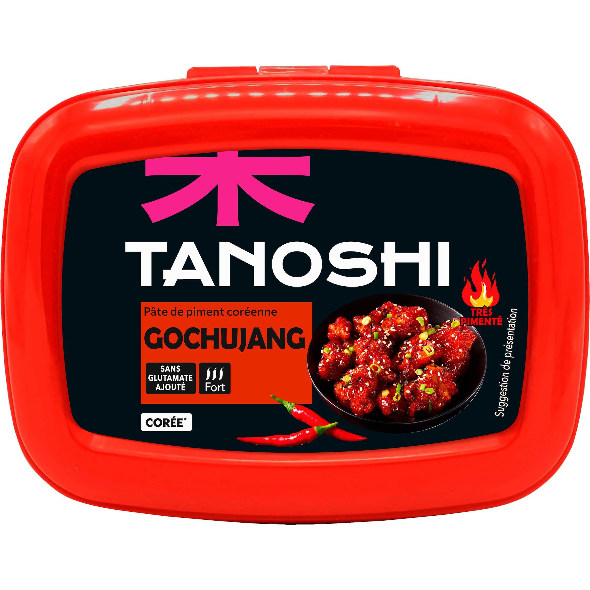 TANOSHI Pâte de piment coréenne relevée 170g