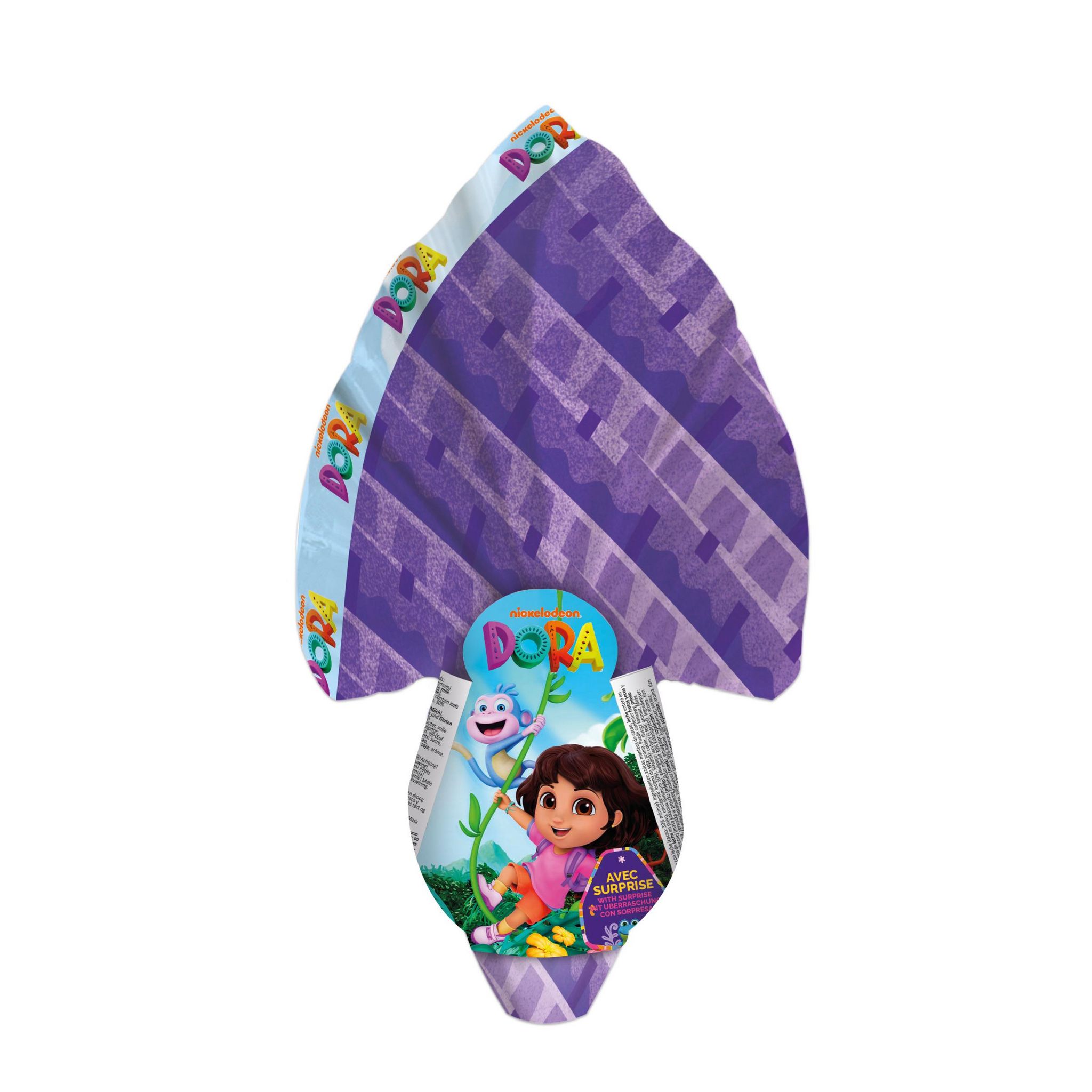 BIP FRANCE Oeuf en chocolat au lait Dora avec surprise 150g