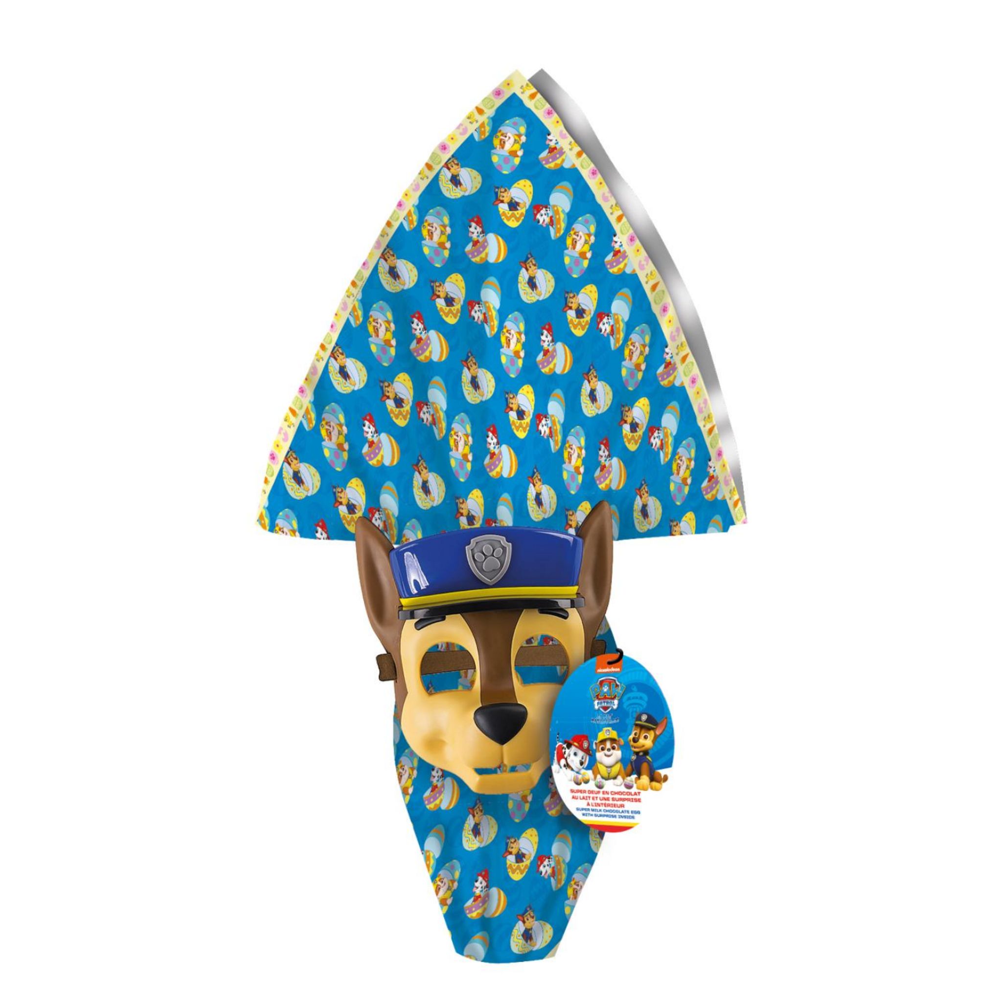 BIP FRANCE Oeuf en chocolat au lait pat patrouille avec surprise 210g