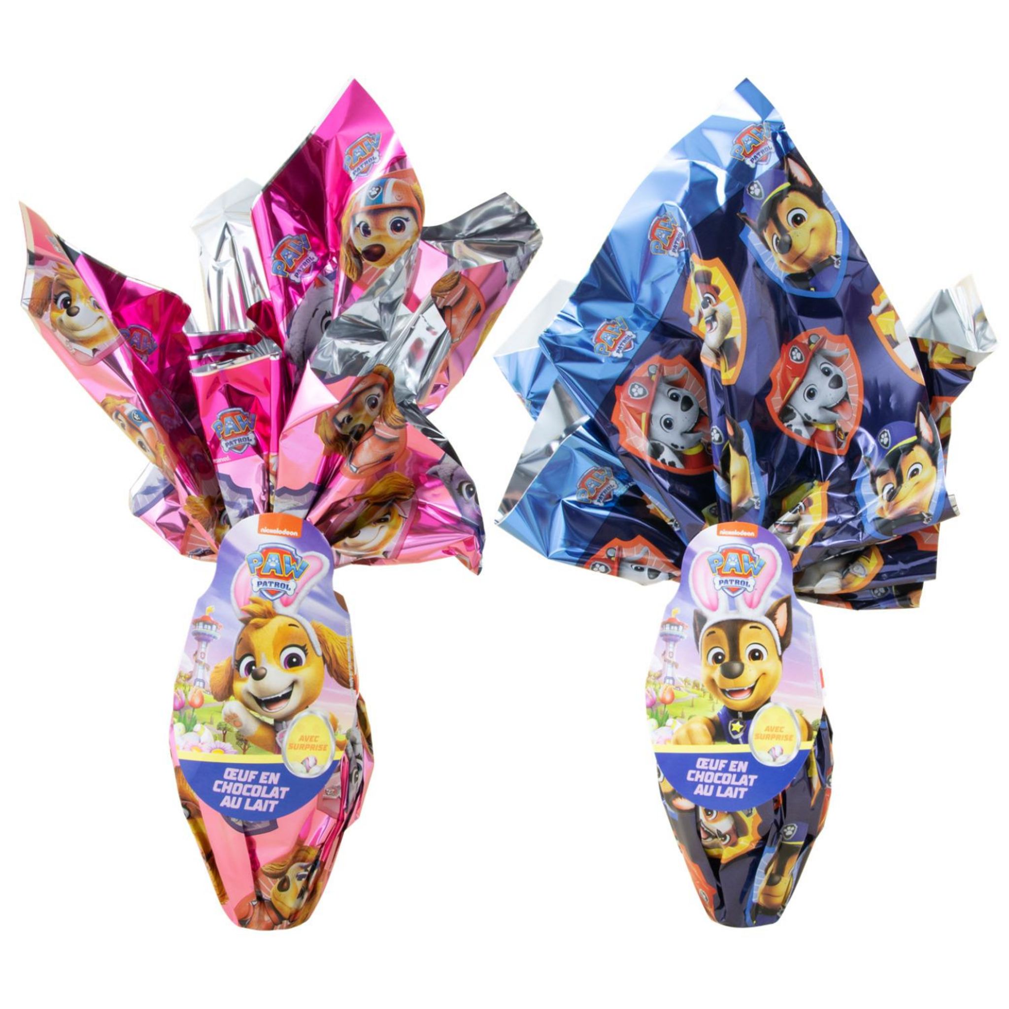 BIP FRANCE Oeuf en chocolat au lait pat patrouille 45g