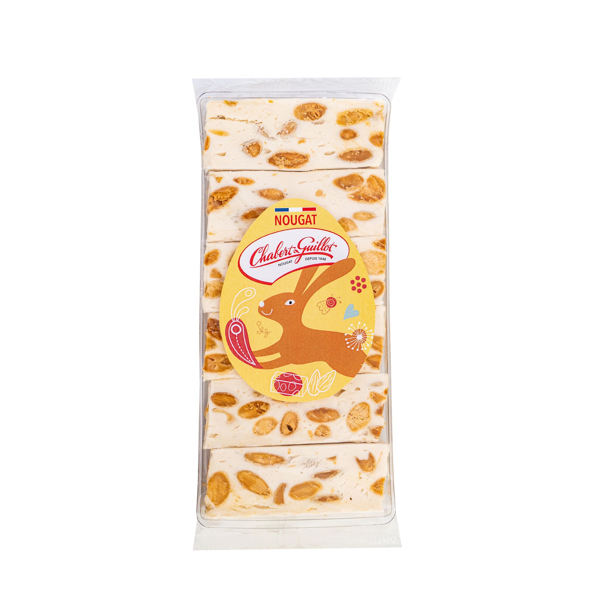 CHABERT ET GUILLOT Nougat tendre à la vanille avec des amandes torréfiées 150g