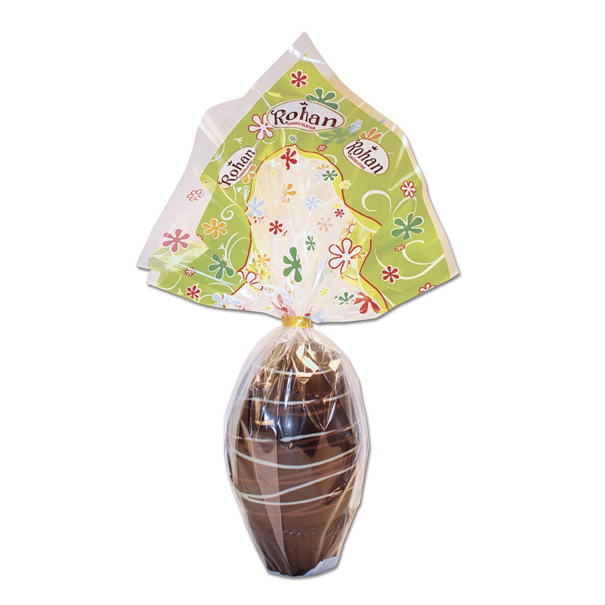 ROHAN Oeuf de chocolat noir intense 70% cacao en moulage 220g