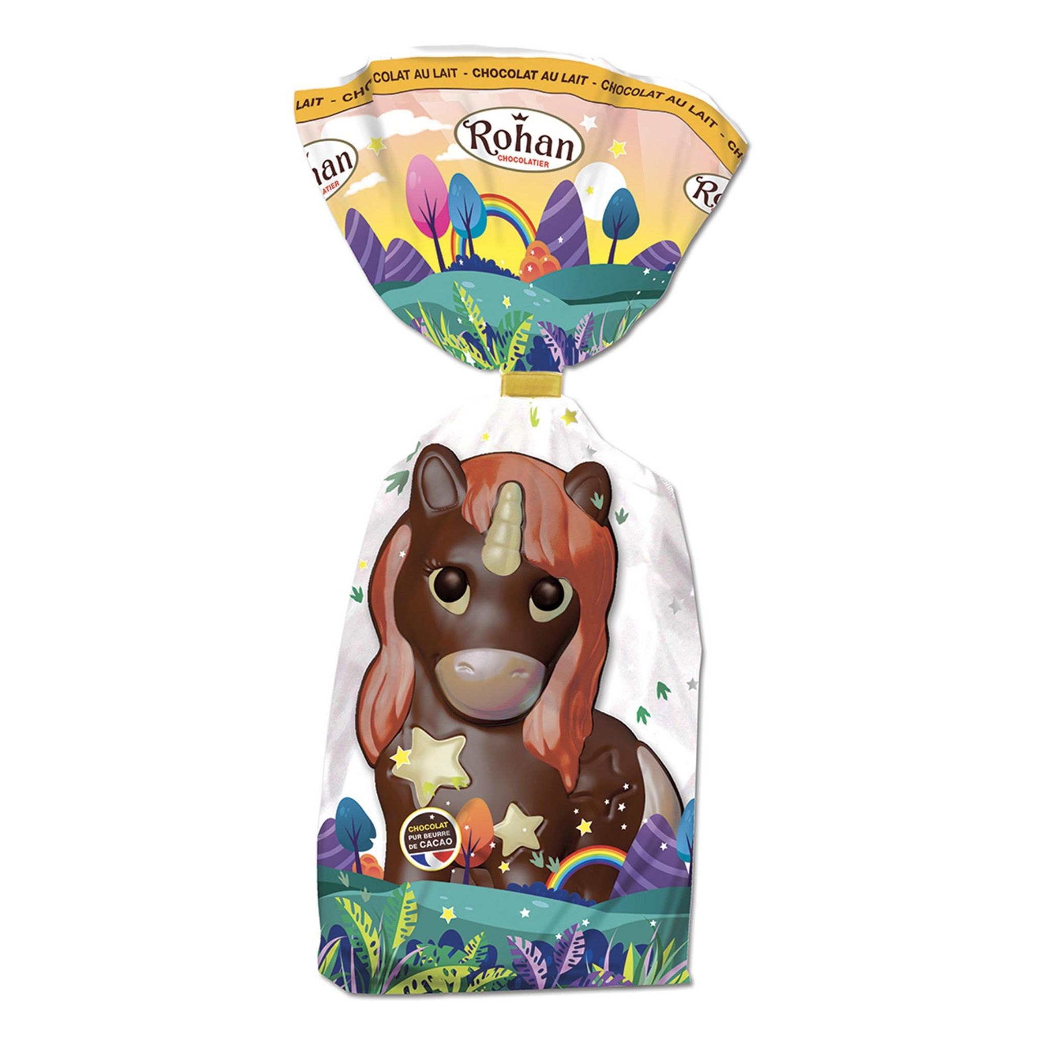 ROHAN Petite licorne en chocolat au lait 150g