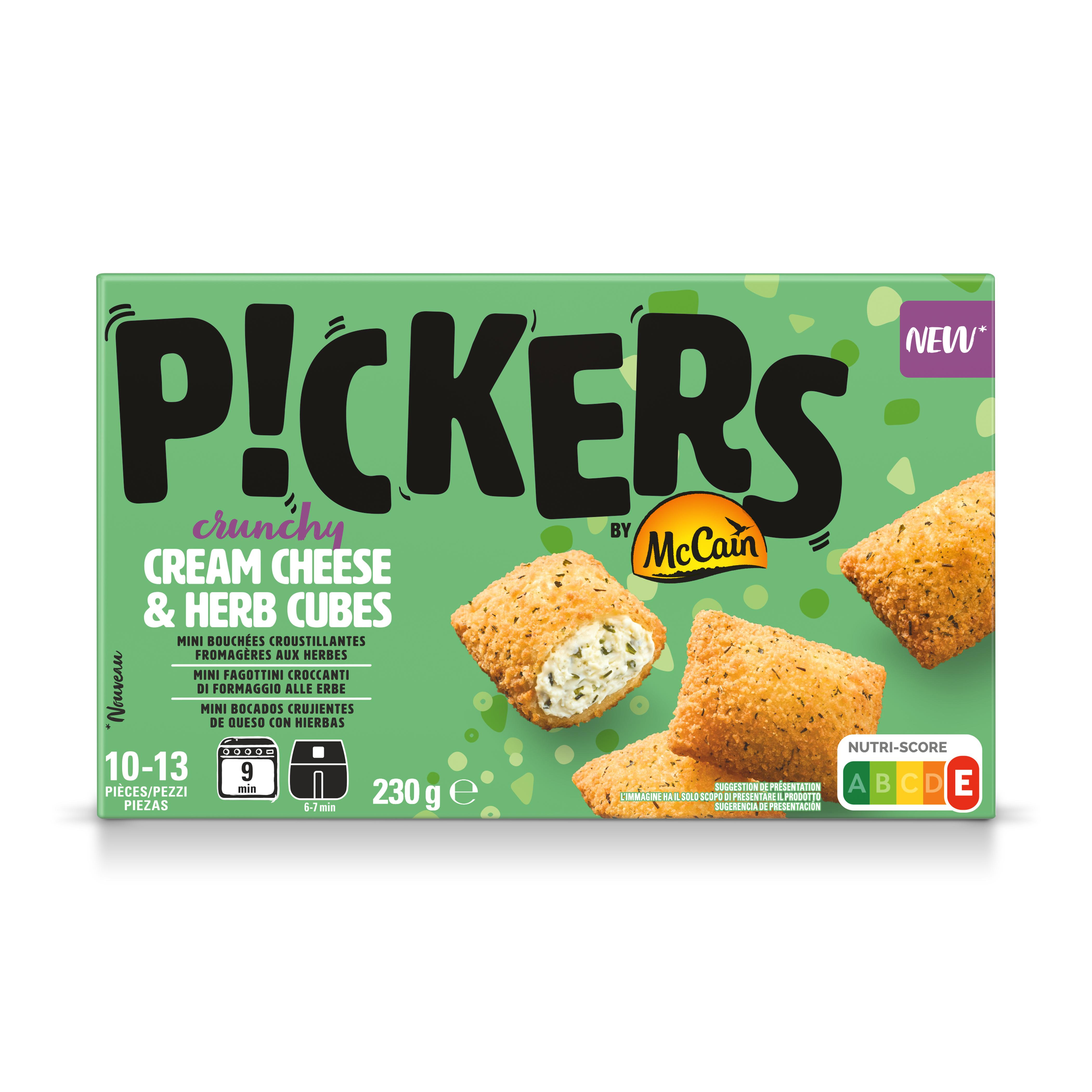 MCCAIN Mini chausson fromage et herbes surgelé à préparer au four ou à l'airfryer 230g