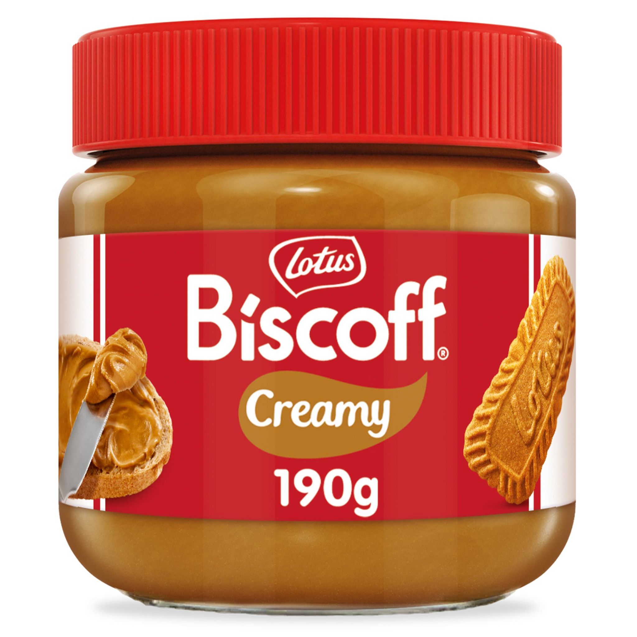 LOTUS Biscoff pâte à tartiner aux spéculoos Creamy 190g