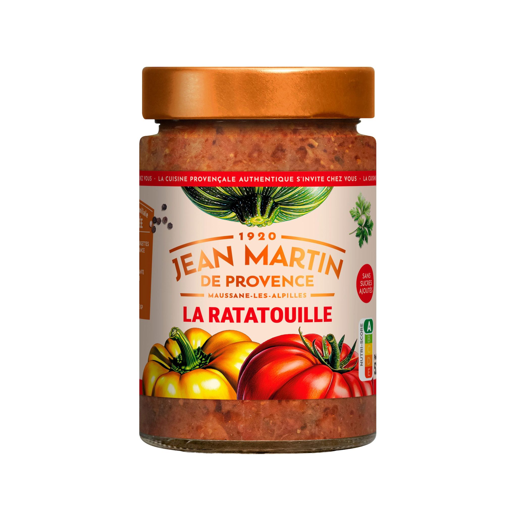 JEAN MARTIN Ratatouille cuisinée à l'huile d'olive au thym de Provence IGP 520g