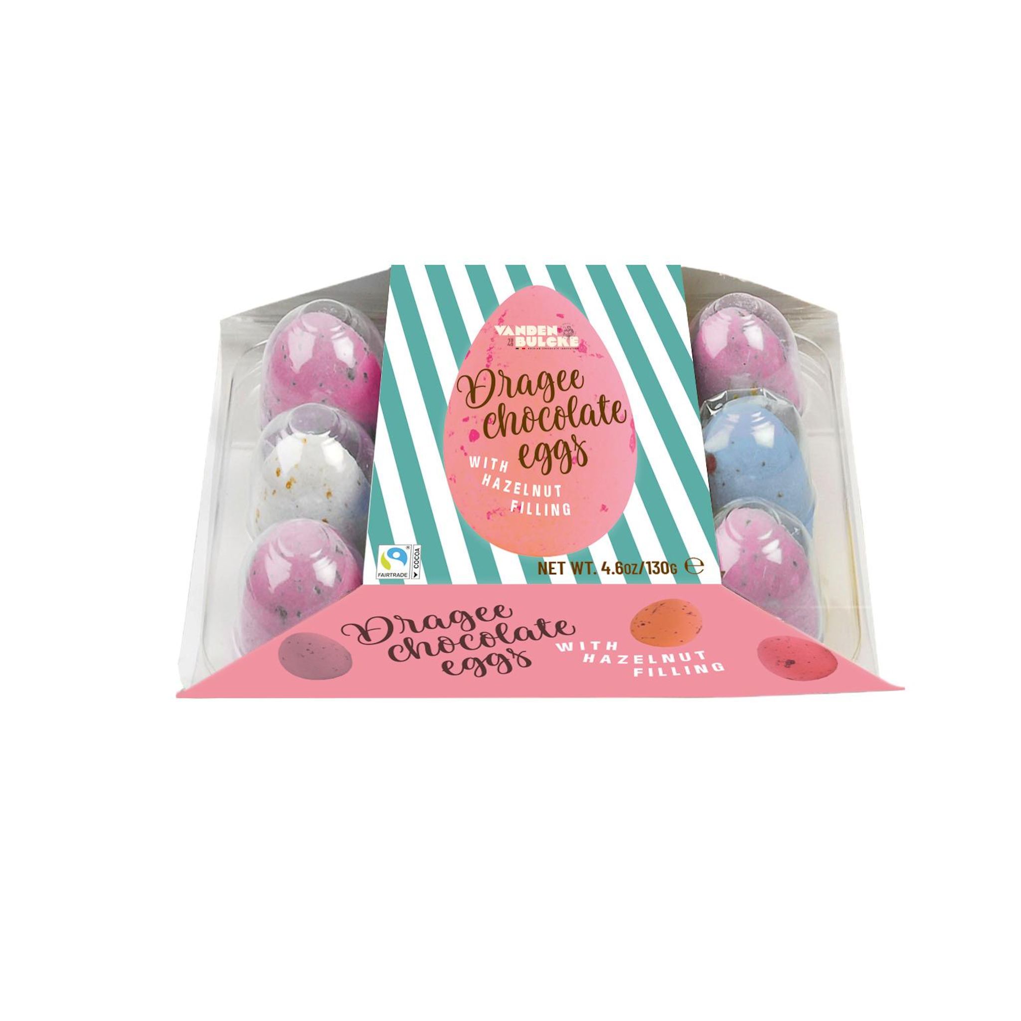 Oeufs dragées enrobés de chocolat et noisettes 100g