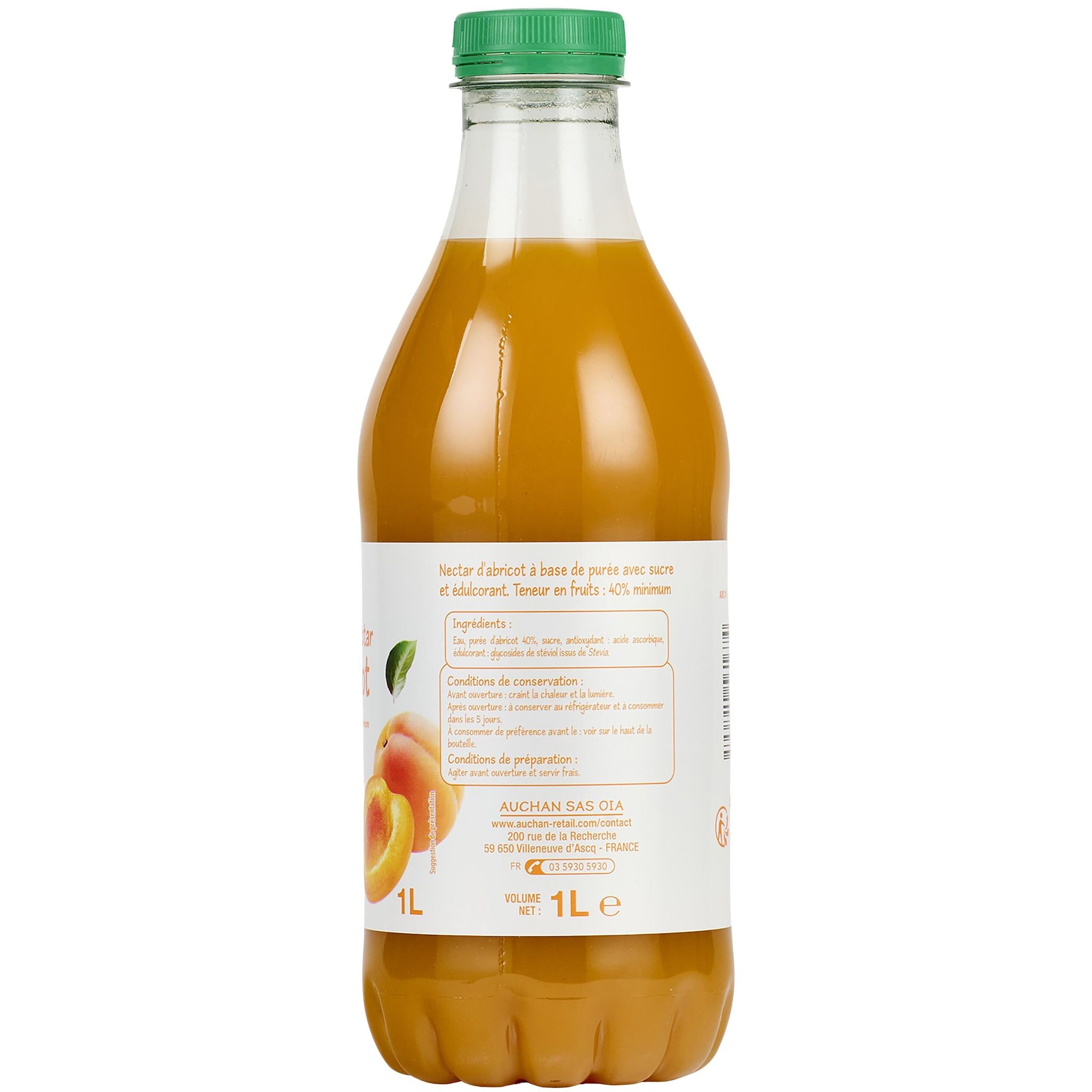 Voir la diapositive 2 : POUCE Nectar d'abricot 1l
