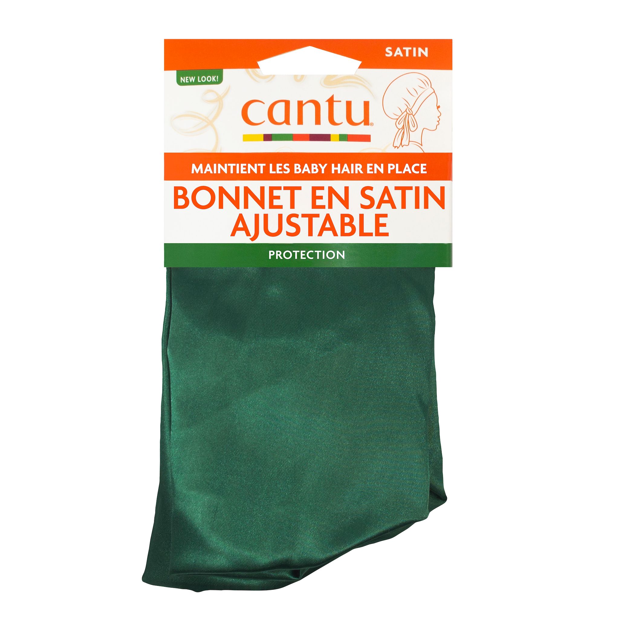 CANTU Bonnet de nuit en satin ajustable 1 pièce