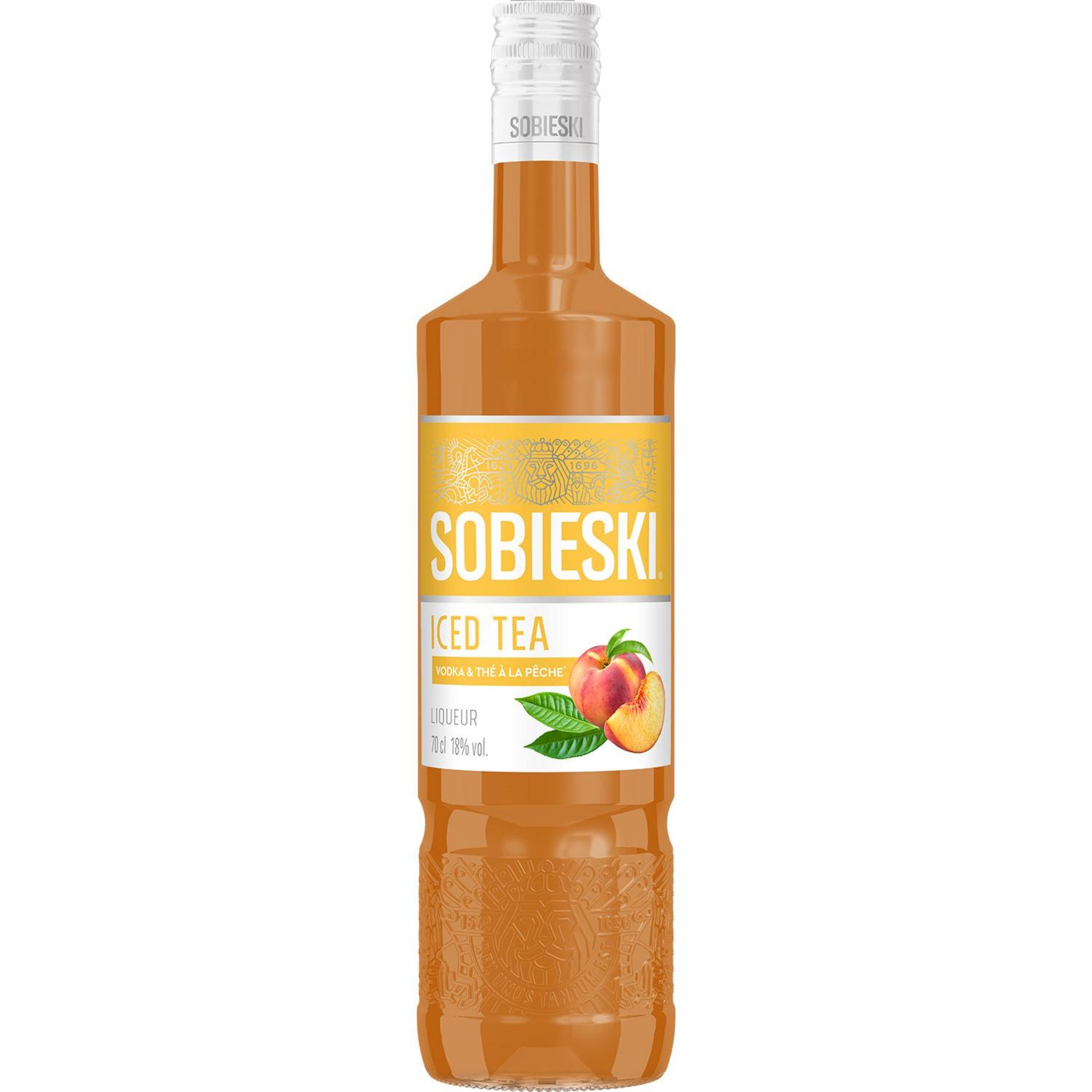 SOBIESKI Iced Tea Liqueur de vodka et thé à la pêche 18% 70cl