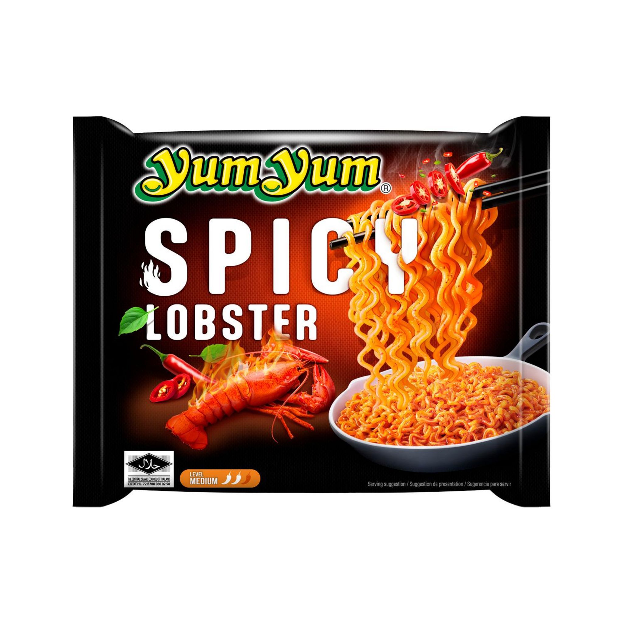 YUM YUM Nouilles instantanées saveur spicy lobster 100g