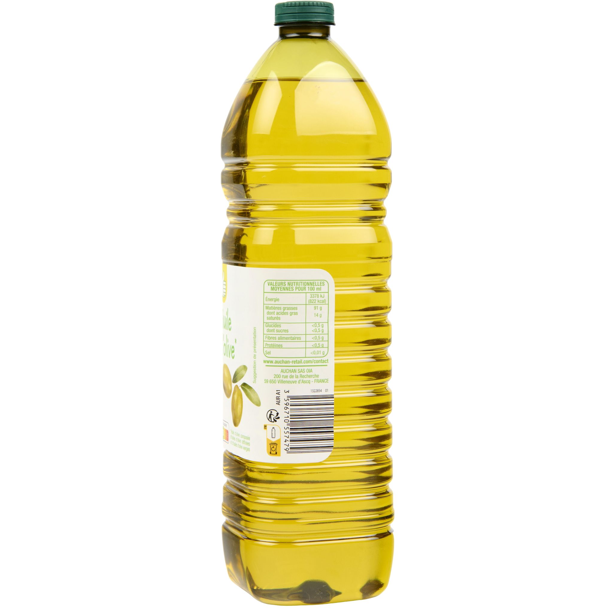 Voir la diapositive 3 : POUCE Huile d'olive 1l